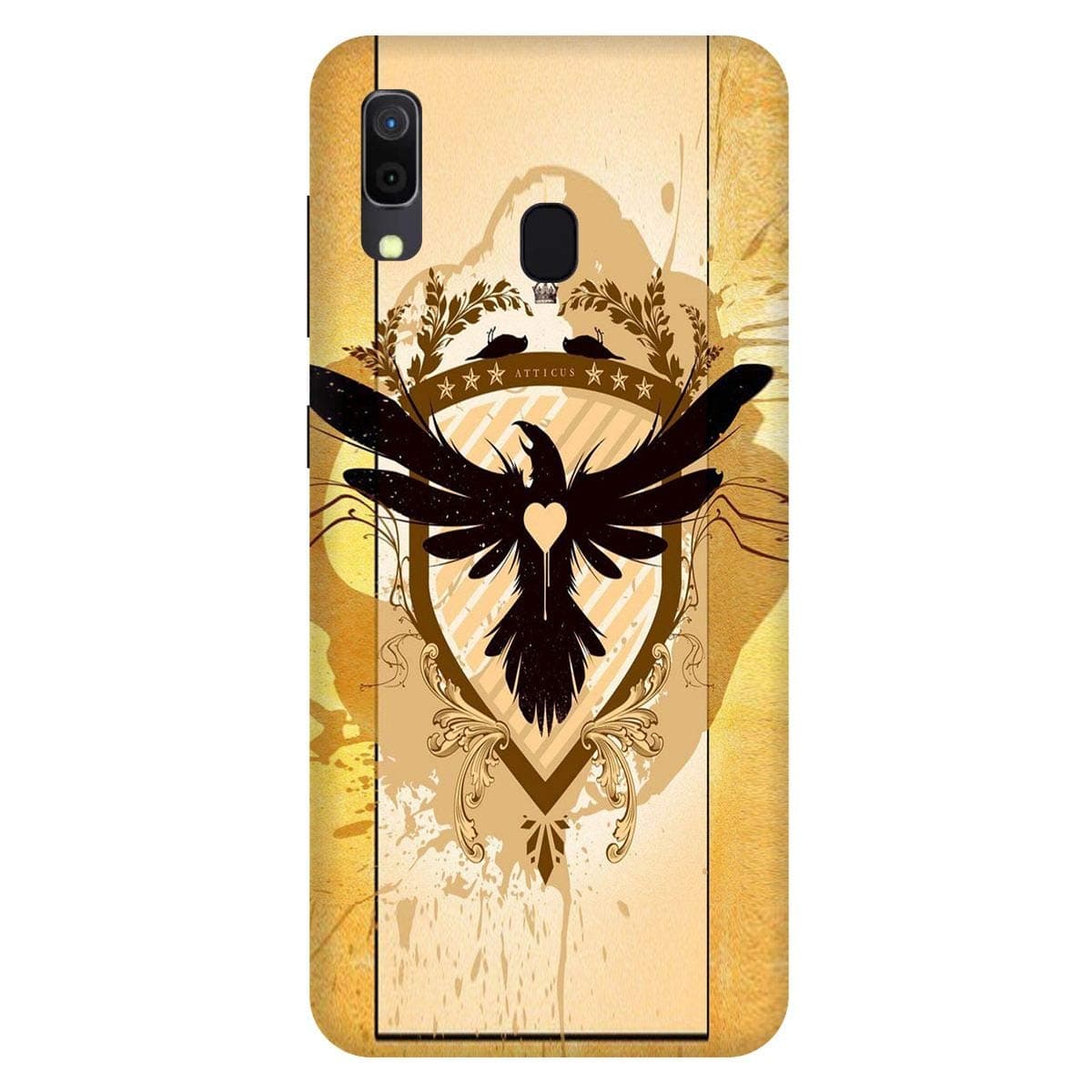 MSC Atticus/Crow Hard Polycarbonate Designer Back Case Cover for Samsung Galaxy A30 / Samsung A30 / Galaxy A30 / A30