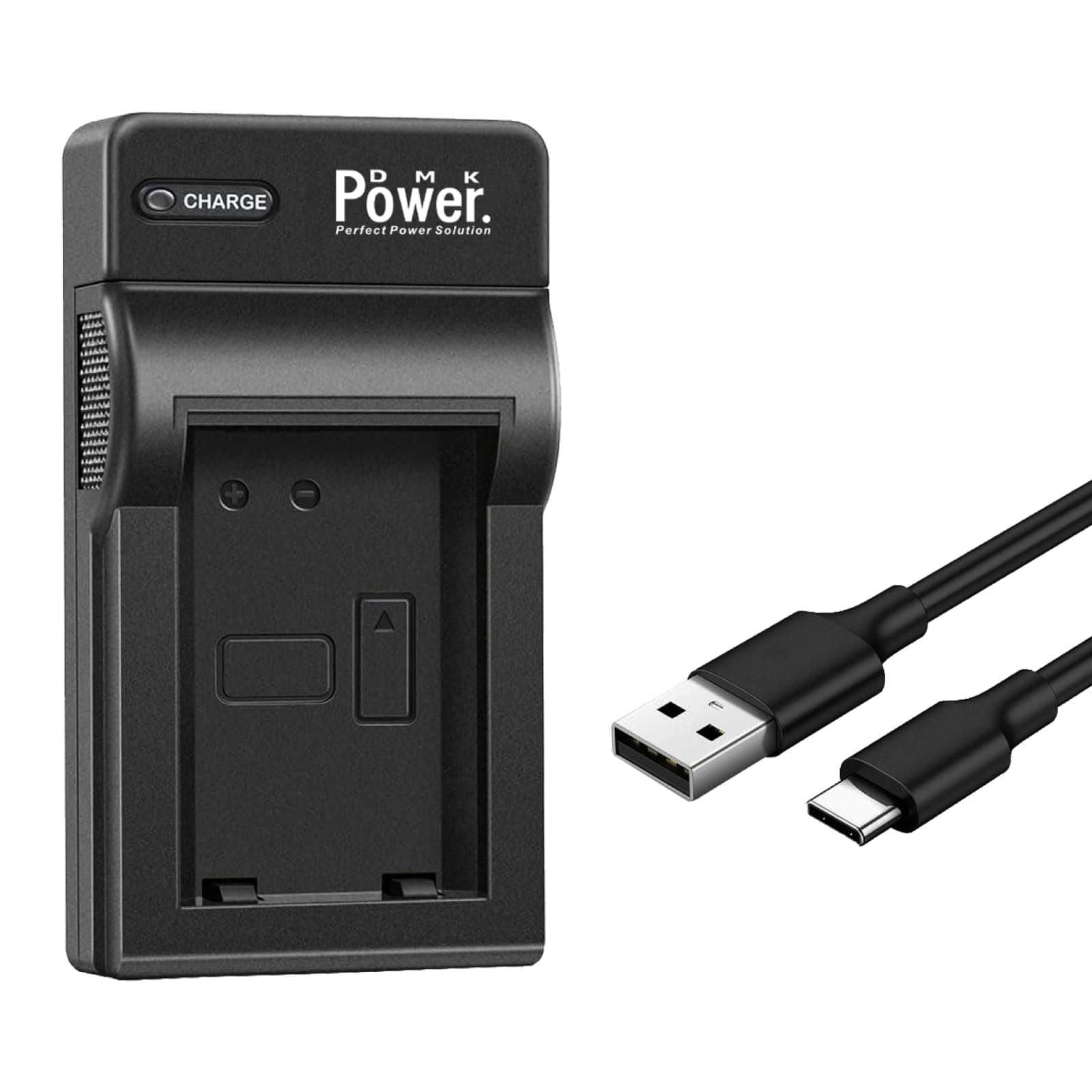 DMK Power LP-E6 Single Slot USB Battery Charger Compatible with Canon EOS 6D 60D 70D 7D Mark II Camera battery