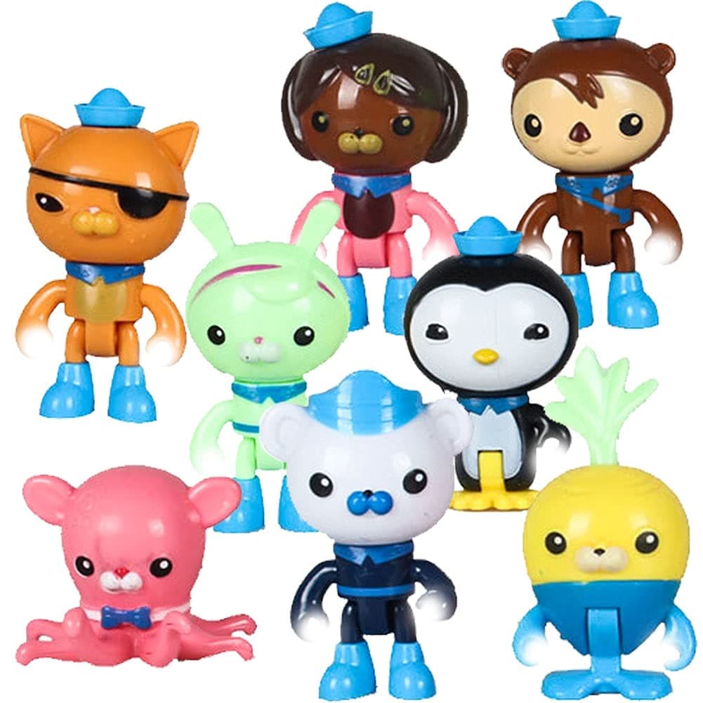 New Octonauts Octopod Anime Figures Building Blocks Seabed Cartoon Octopus Figures Model Sets Bricks Octo-Pod Kids Toys