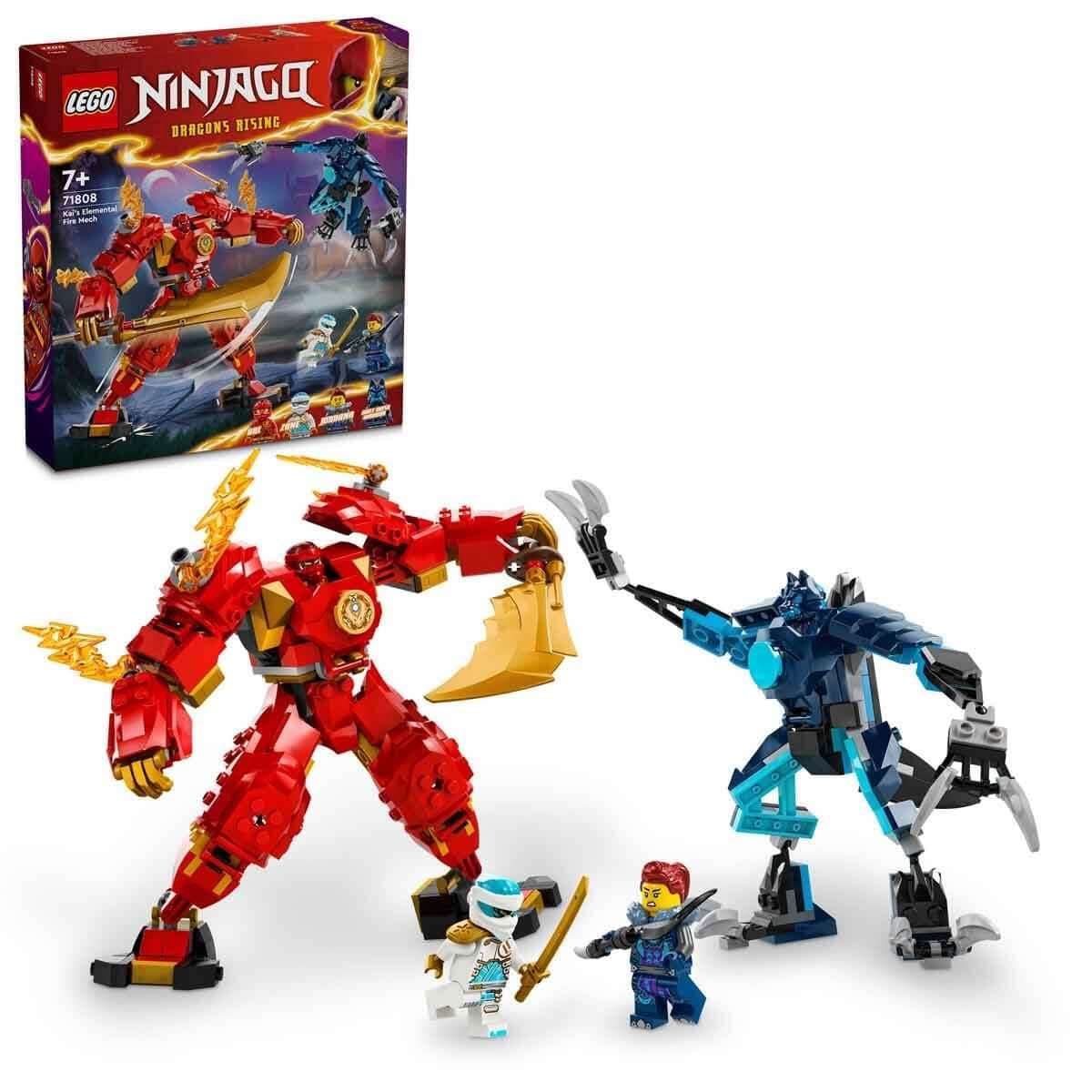 LEGO NINJAGO Kai’s Elemental Fire Mech Ninja Toy Figure 71808