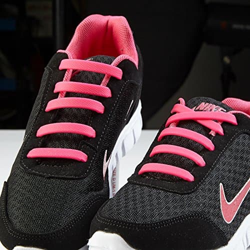 Shackcom No Tie Shoe Laces for Kids and Adults 4 Pack, Silicone Elastic Laces Waterproof Stretchy Tieless with Multicolor for Trainer and Sneaker Boots Board Shoes and Casual Shoes