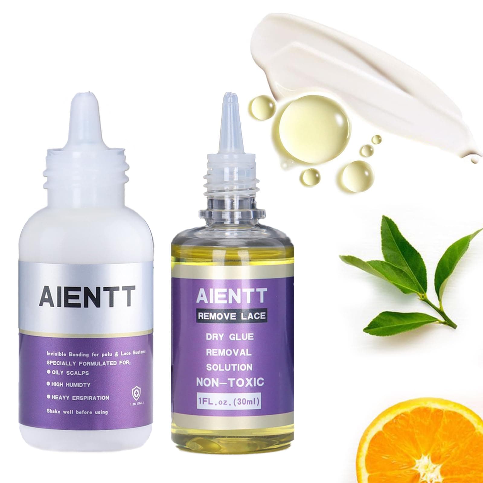 Waterproof Strong Hold Wig Glue Kit | Lace Glue & Remover | Front Lace Wig Adhesive 1.3OZ