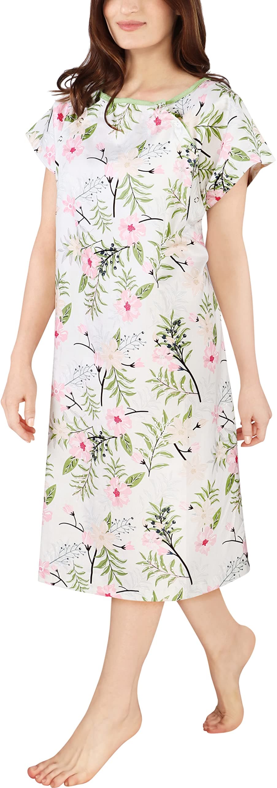 Utopia Care Hospital Gown 1 Pack - Patient Gown - Maternity Gown with Breastfeeding Support