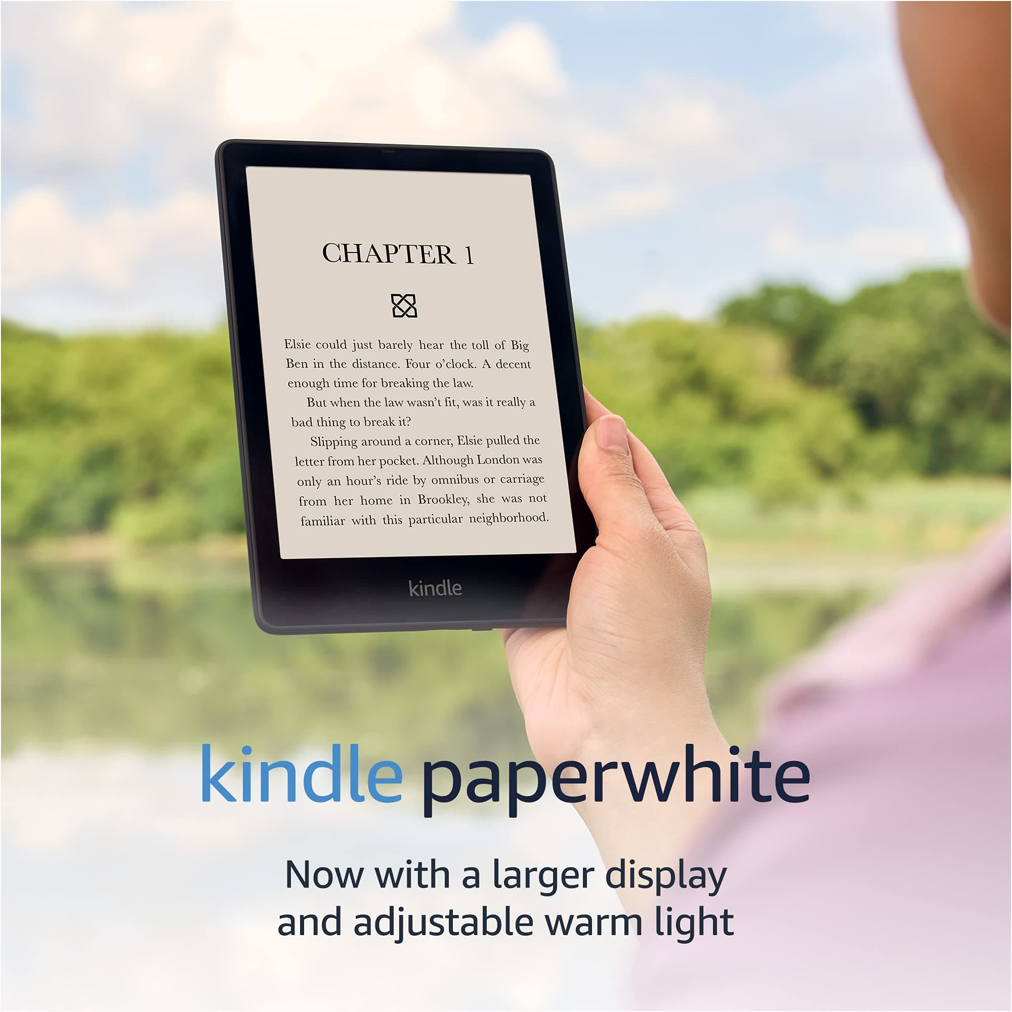 Certified Refurbished Kindle Paperwhite | 16 GB, now with a 6.8" display and adjustable warm light | With ads | Black