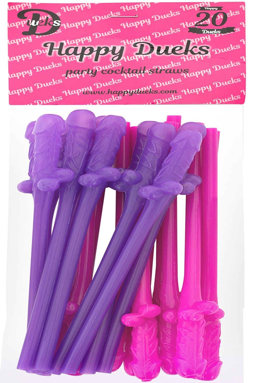 Vicien Bachelorette Party Drinking Straws- 20 Pack - Best Bachelorette Party Supplies Fun Night Out Props - Fun Shape Bachelorette Straws Perfect for Hen Party