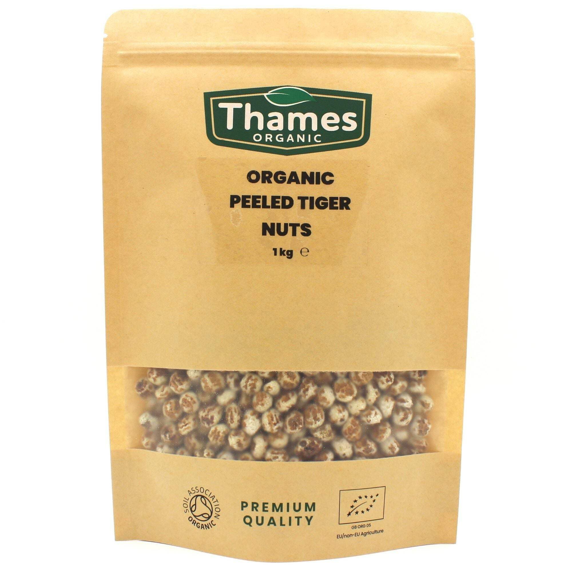 Thames Organic Organic Peeled Tiger Nuts 1kg Sweet & Nutty