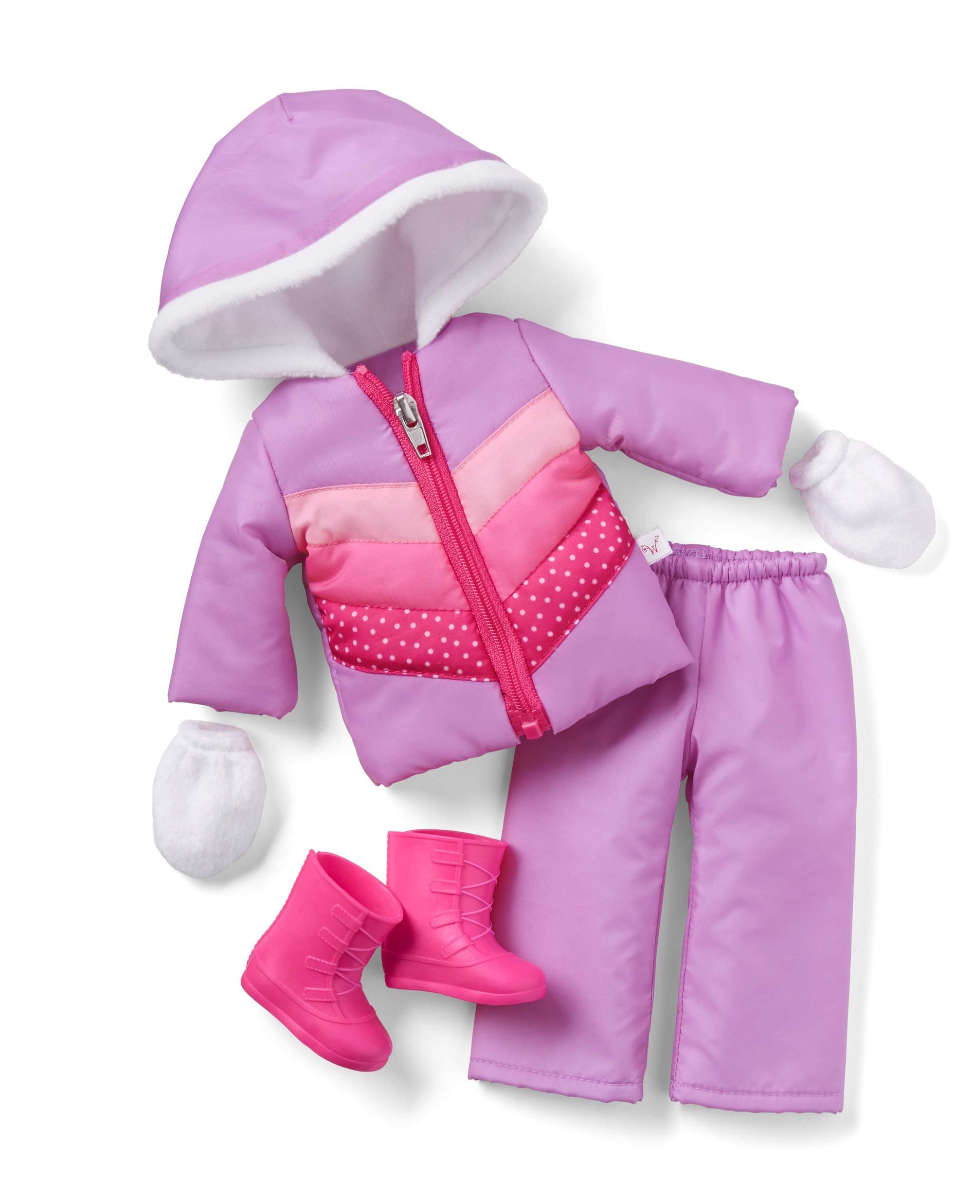 American Girl WellieWishers 14.5-inch Doll Frosty Fun Outfit with Jacket, Pants, Mittens, and Pair of Boots, For Ages 4+