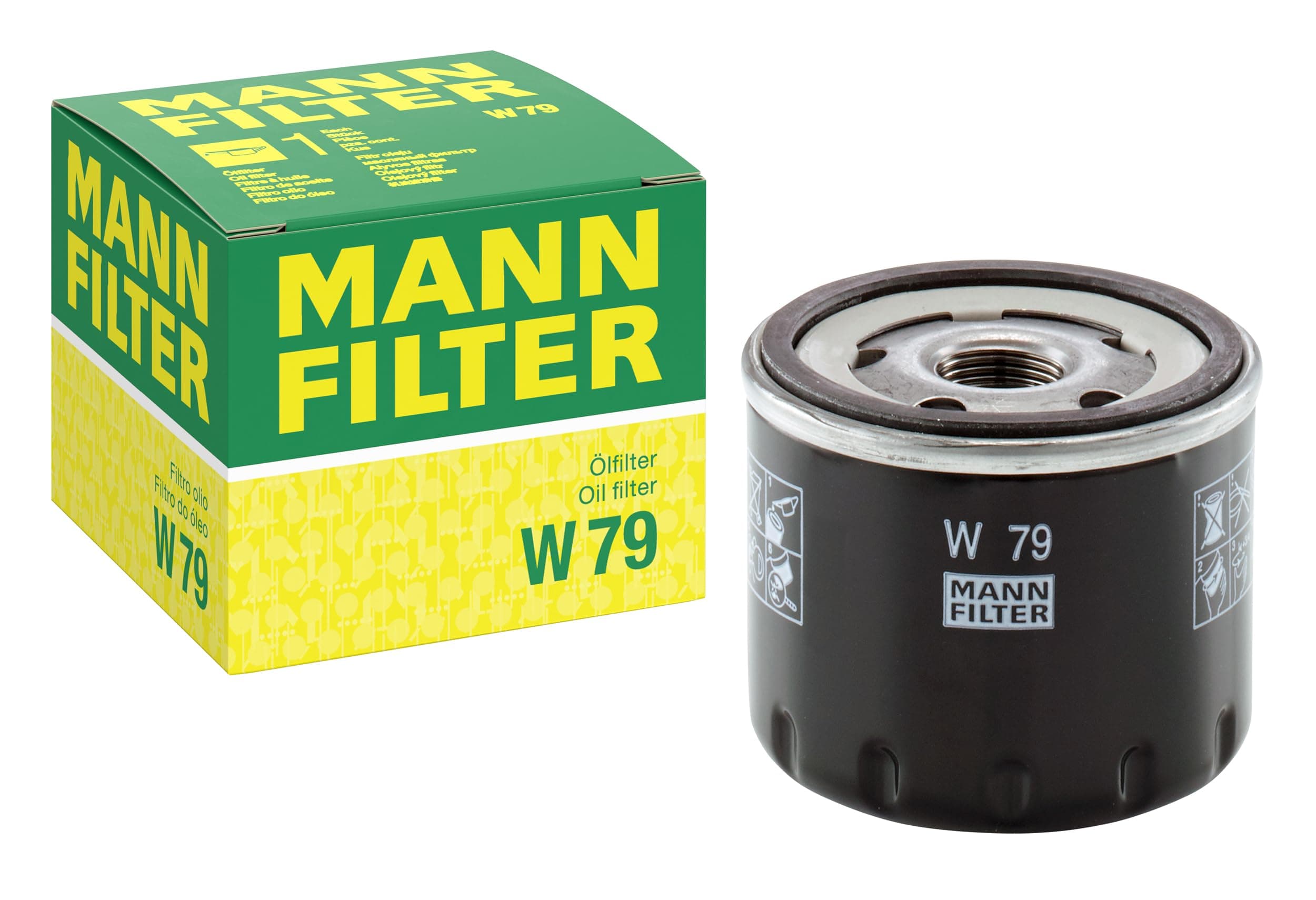 MANN-FILTER W 79 Oil Filter - for Cars + Transporters