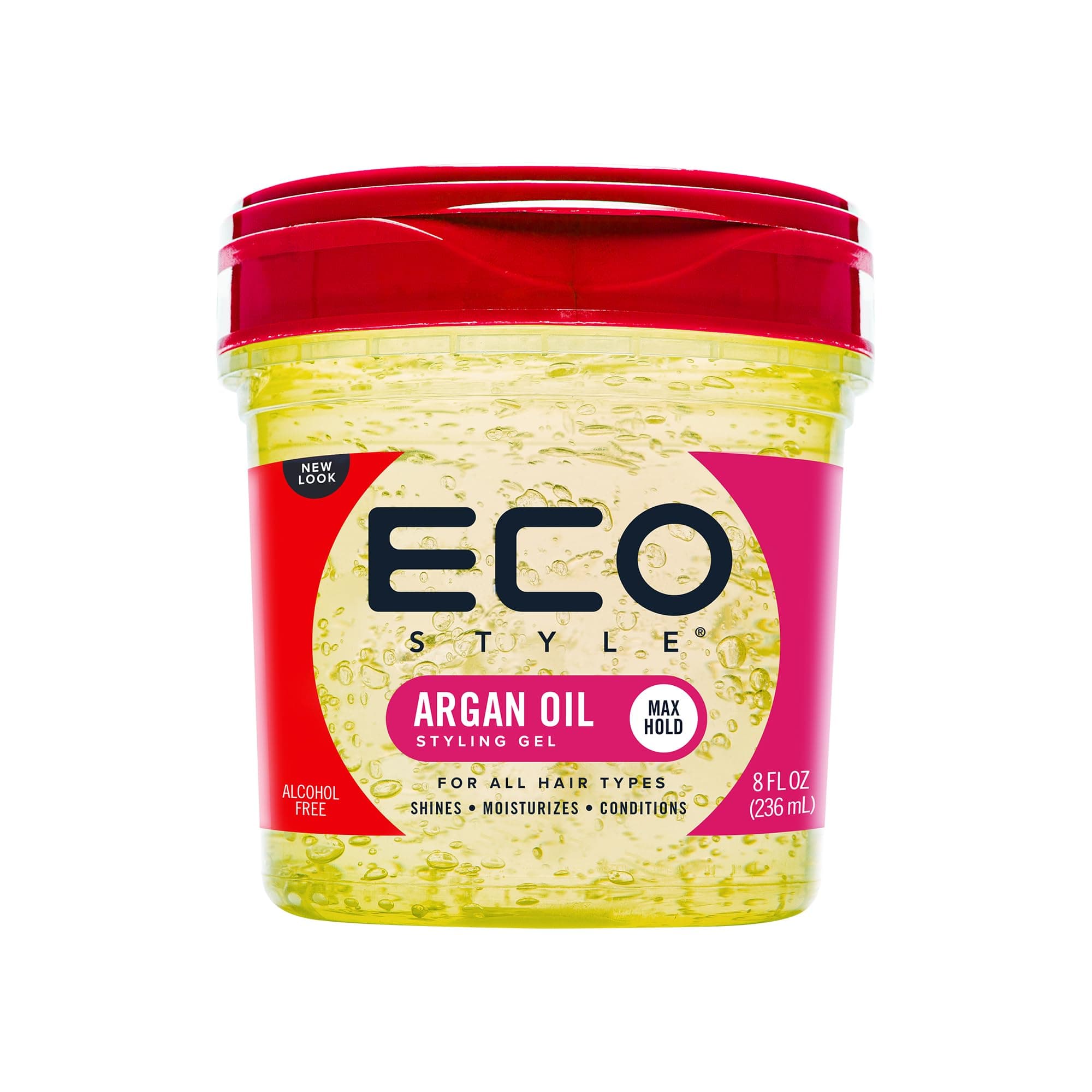 ECOCO Moroccan Argan Oil Styling Gel, 8 Fluid Ounce