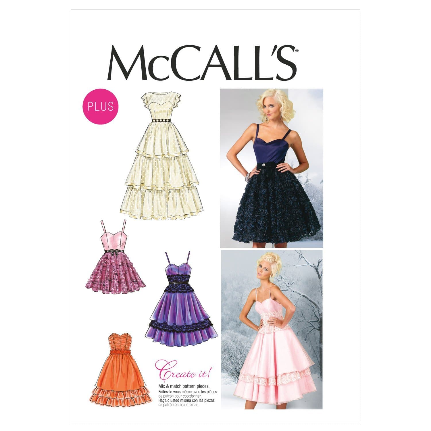 McCall's Patterns M6646 Misses'/Women's Dresses Sewing Template, Size B5 (8-10-12-14-16)