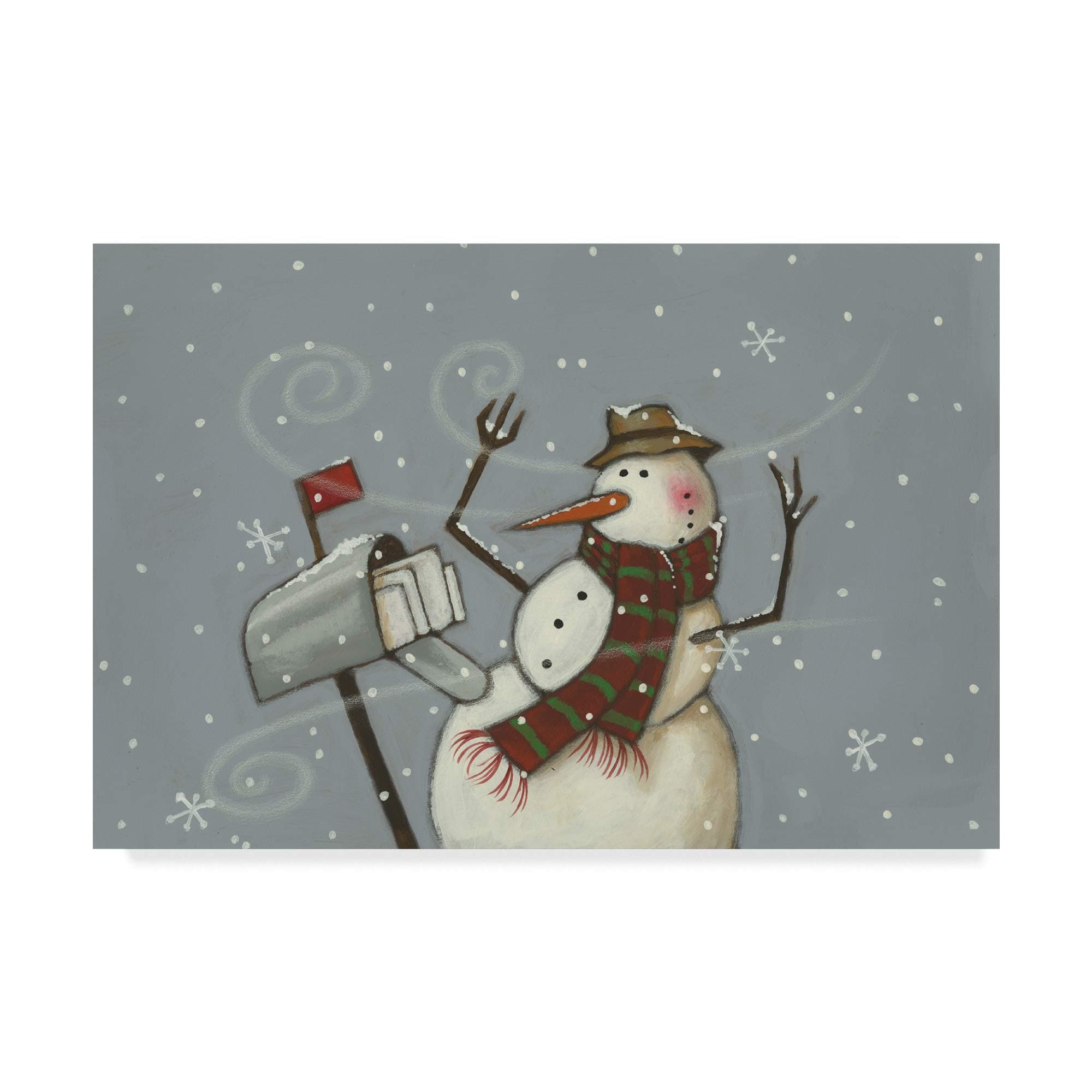 Trademark Fine Art Seasons Greetings Mail by Margaret Wilson, 16x24-Inch