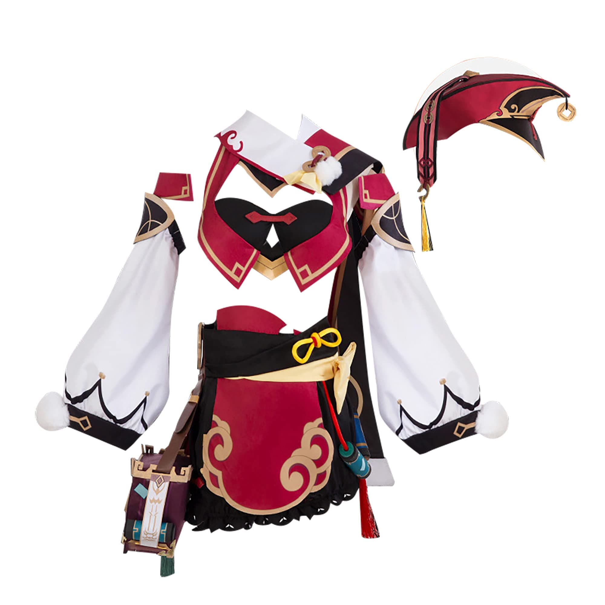 Hurykte Cosplay XINGQIU Uniforms Cosplay Costume Uniform with Accessories Full Set
