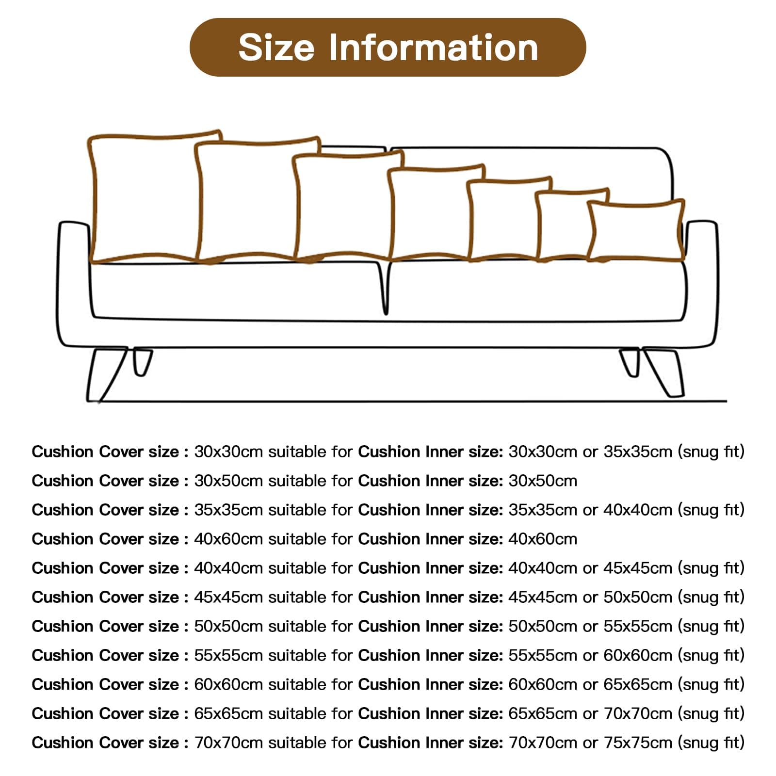 Artscope 2 Pack Cushion Covers for Bed, Sofa, Car, Decorative Luxury Modern Minimalist Gold Leather with Wave Stitching and Stripes, 45 x 45 cm (Grey)