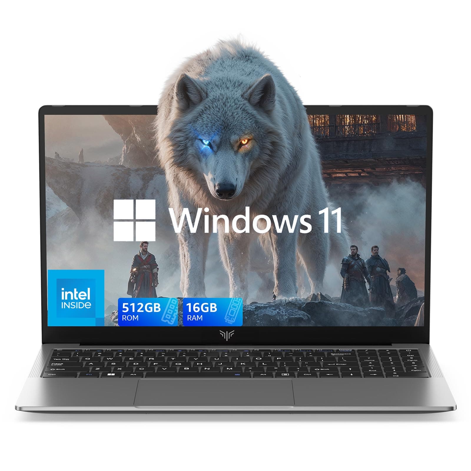 Gaming Laptop, 2024 Laptop Computer with Intel Quad-Core Processor(Up to 3.6GHz), 16GB DDR4 512GB SSD, Windows 11 Laptop, 15.6" IPS 1080P, Metal Shell, USB3.2, Long Battery Life