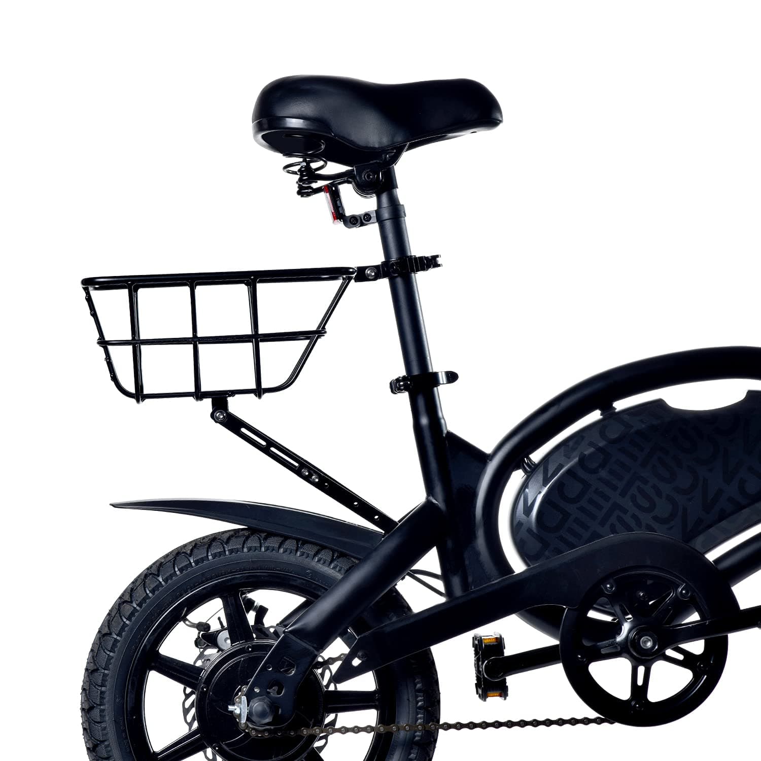 Rear Bicycle Basket, Compatible With These Jetson Products: Bolt, Bolt Pro, LX10, Axle, and Bolt Up, Black, JRBSKT-BLK