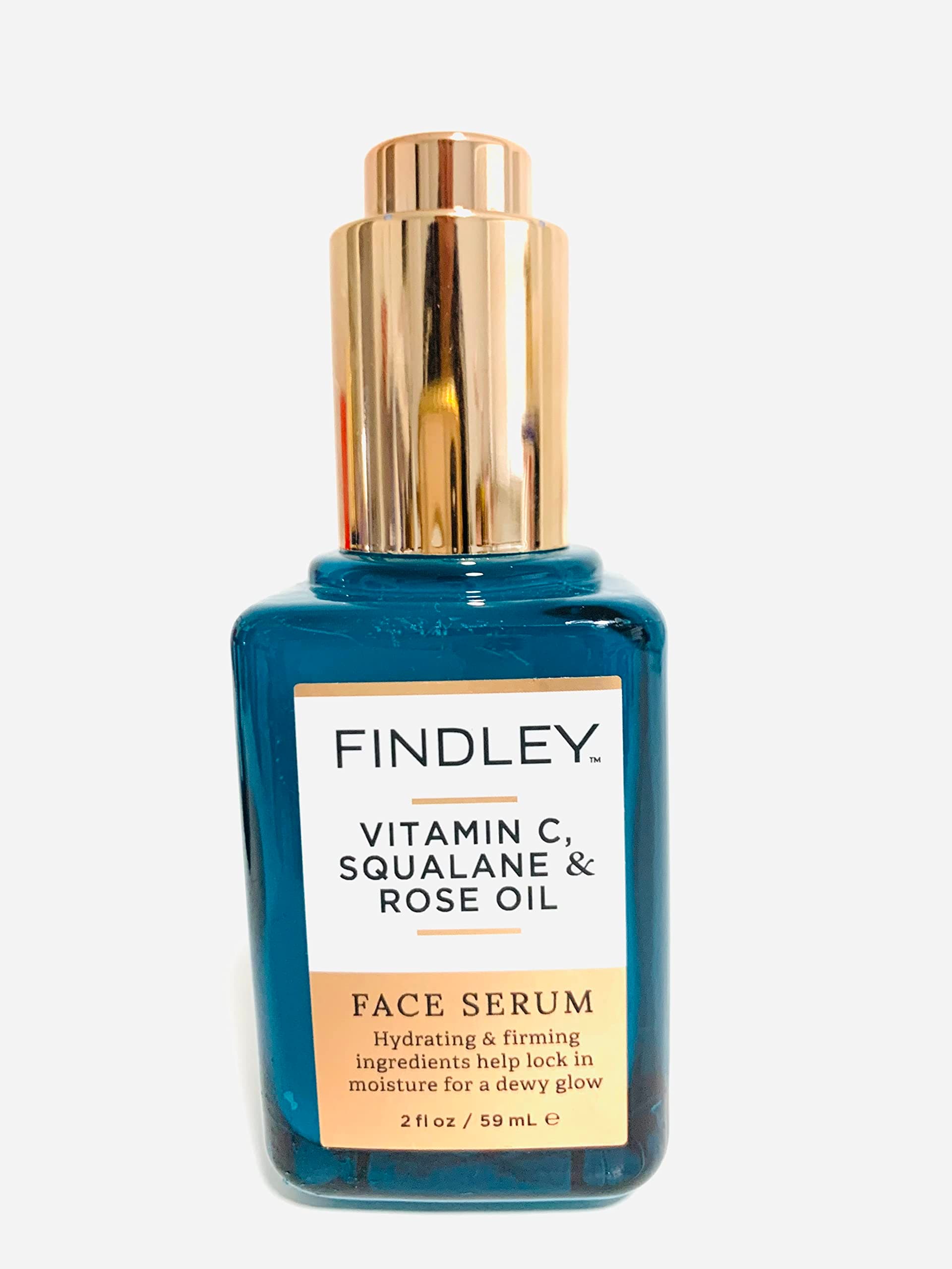 Findley Vitamin C Squalane + Rose Oil Face Serum, 2 FLOz