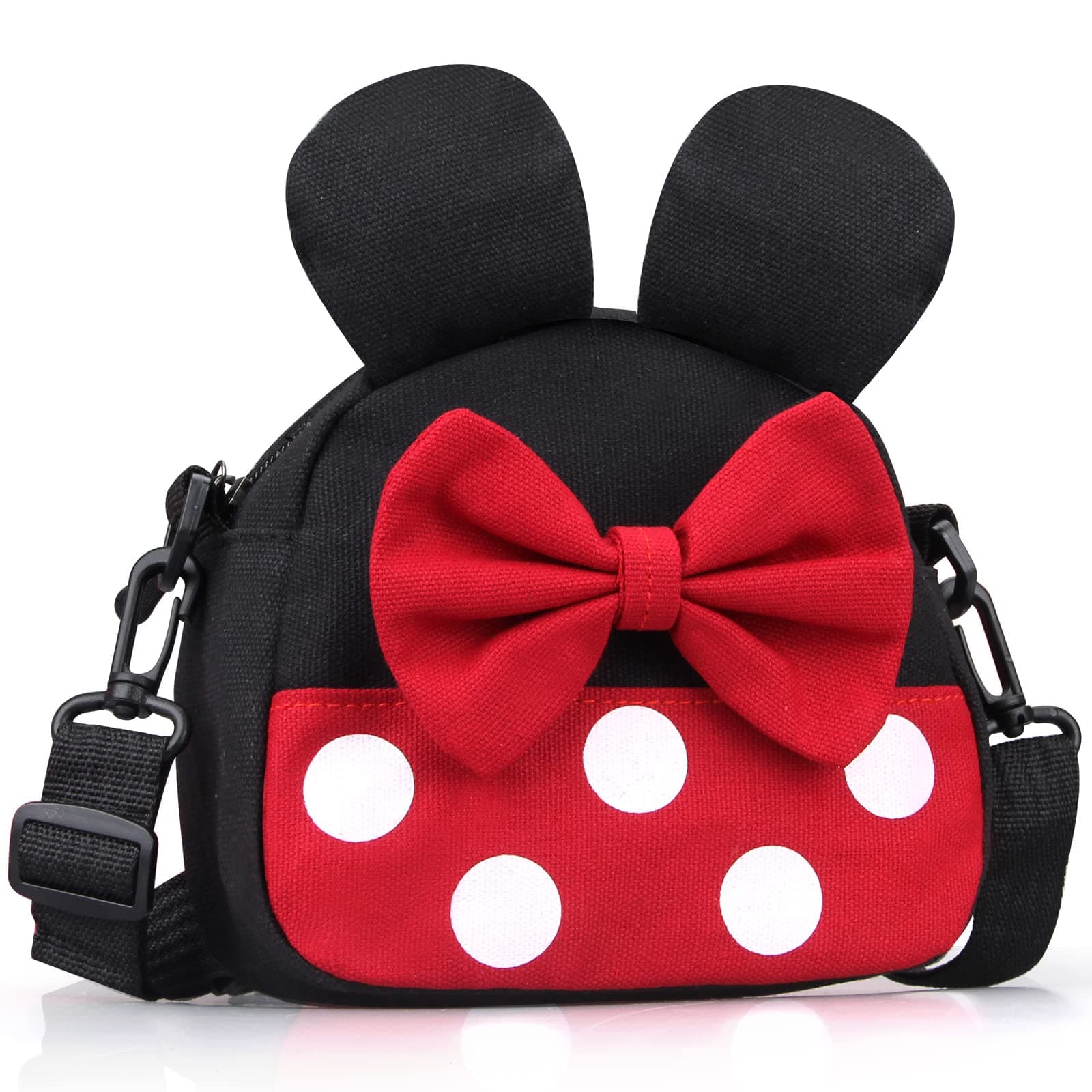 Cute Mini Mouse Crossbody Bag for Little Girls Mini Toddler Disney Crossbody Purse Small Kids Shoulder Cross Body Bag