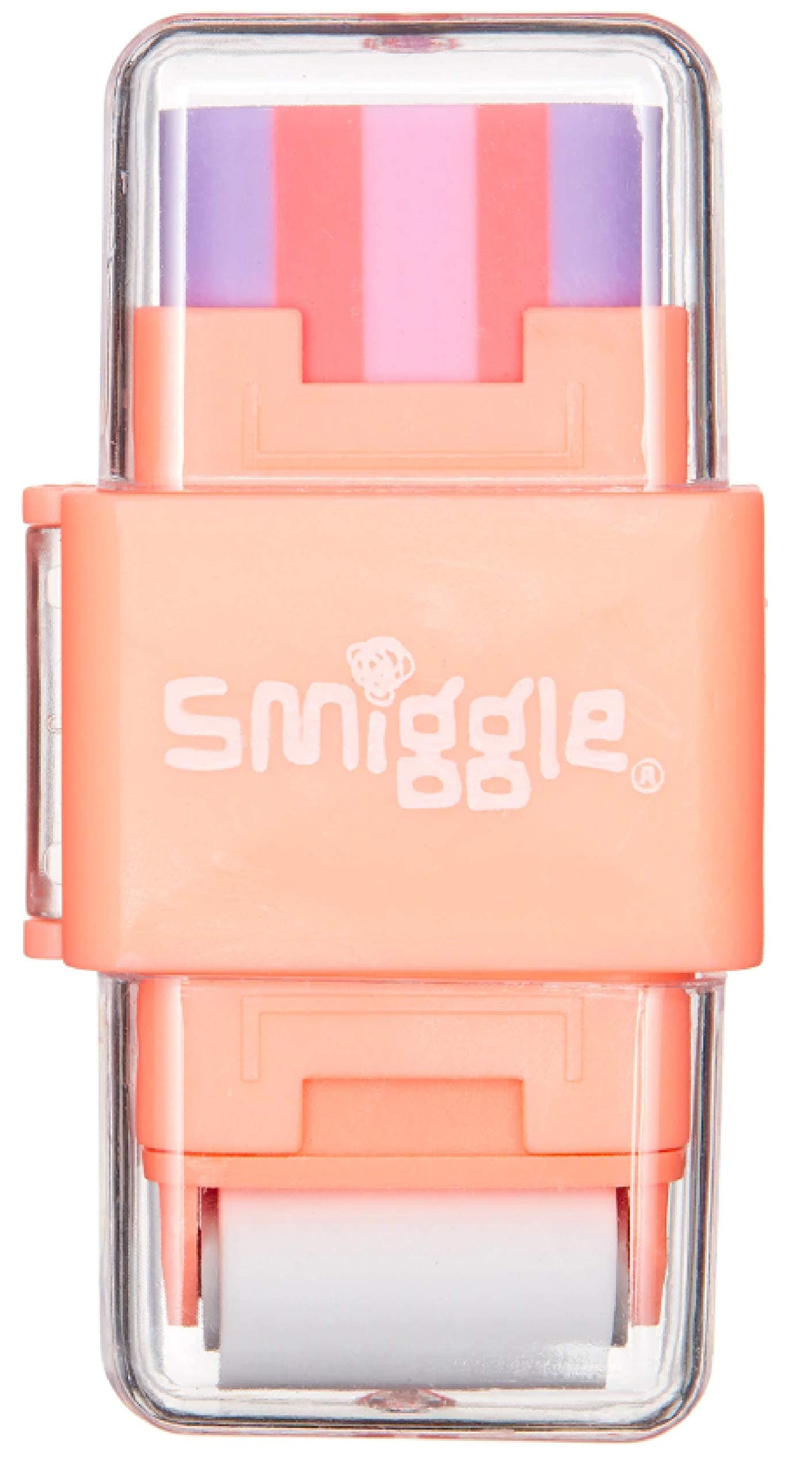 Smiggle Super Cute Eraser Roller & Sharpener Two in One from Maxmilli Gift Collections (Pink 2021)