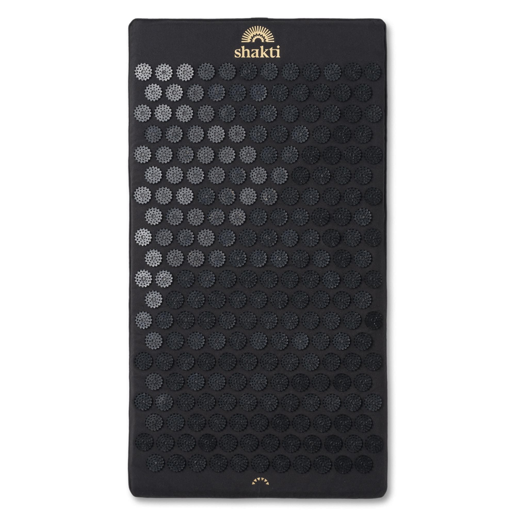 ShaktiMat Acupressure Mat for Relaxation, Massage Muscles, Aid Sleep & Unlock Inner Tension, Similar to Acupuncture, No Needles Required, Organic Cotton Certified (Premium, Level 1 Shakti Black)