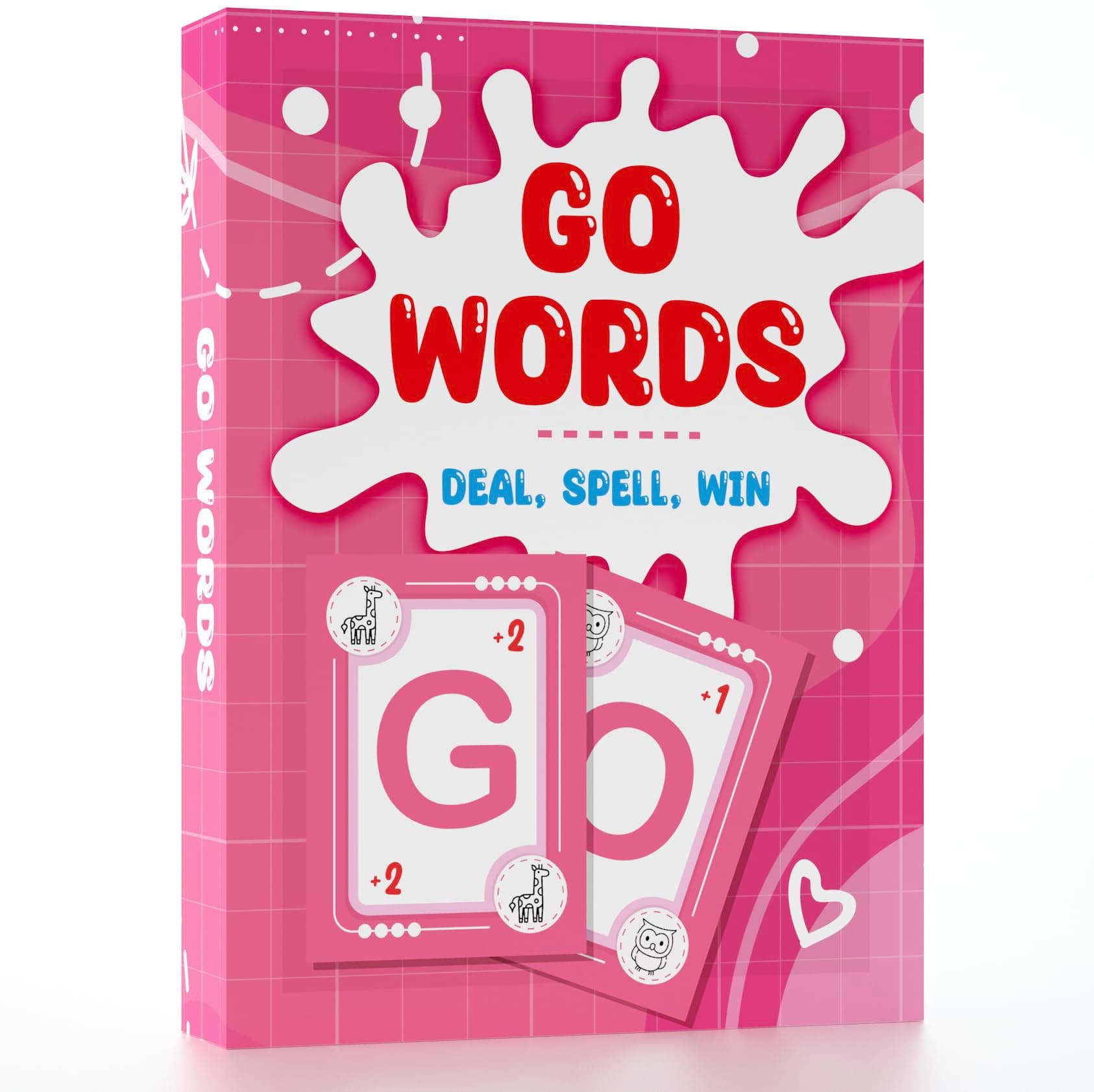 Go Words Card Game - Play Every Card Game with Letters and All of Your Favorite Word Games. The Most Versatile Deck of Cards with Letters.