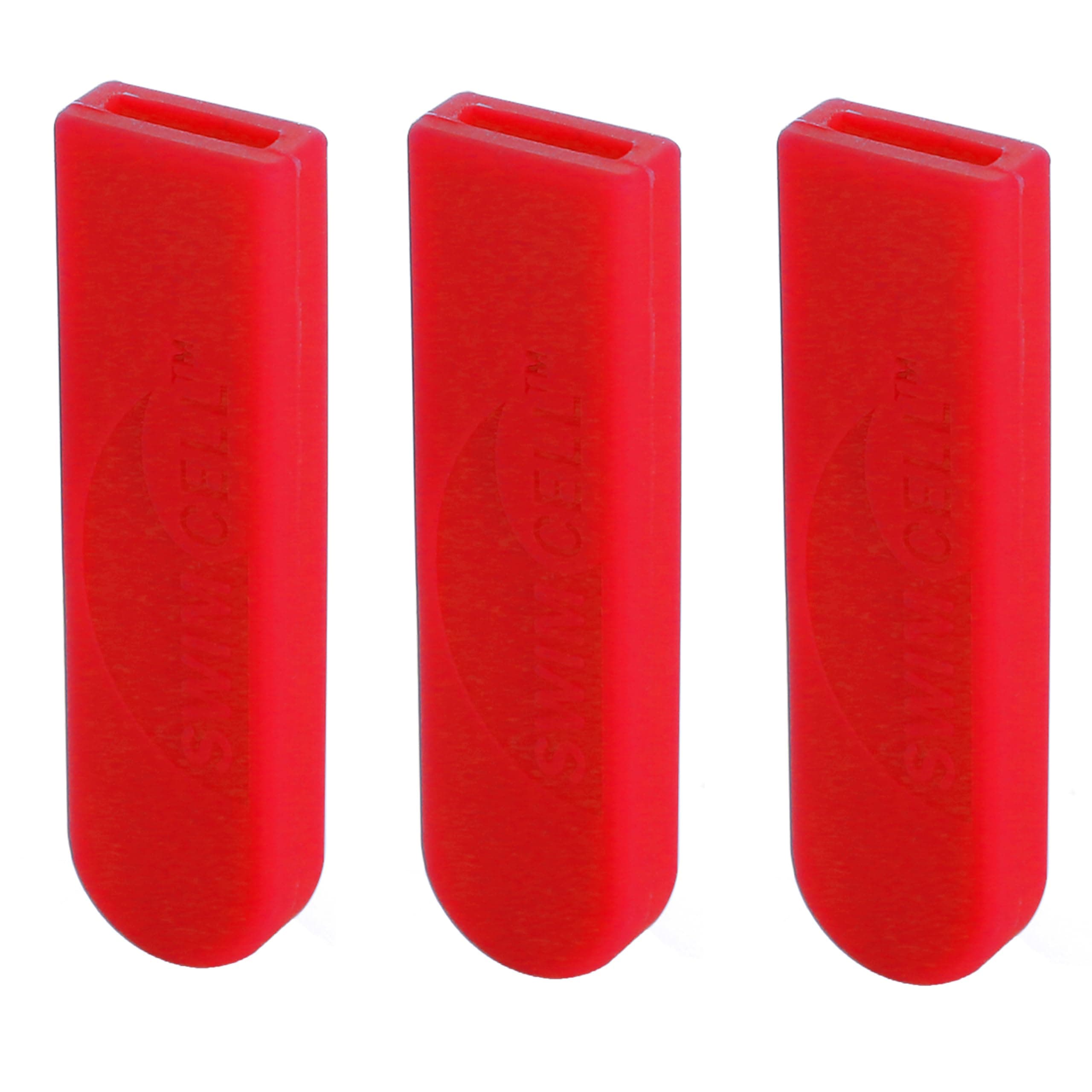 SwimCell Key Blade Cover - Silicone Sheath Protector for Car, Bike, or House Keys. Anti-Scratch Sheath. Cut to Fit. 1-2 Keys