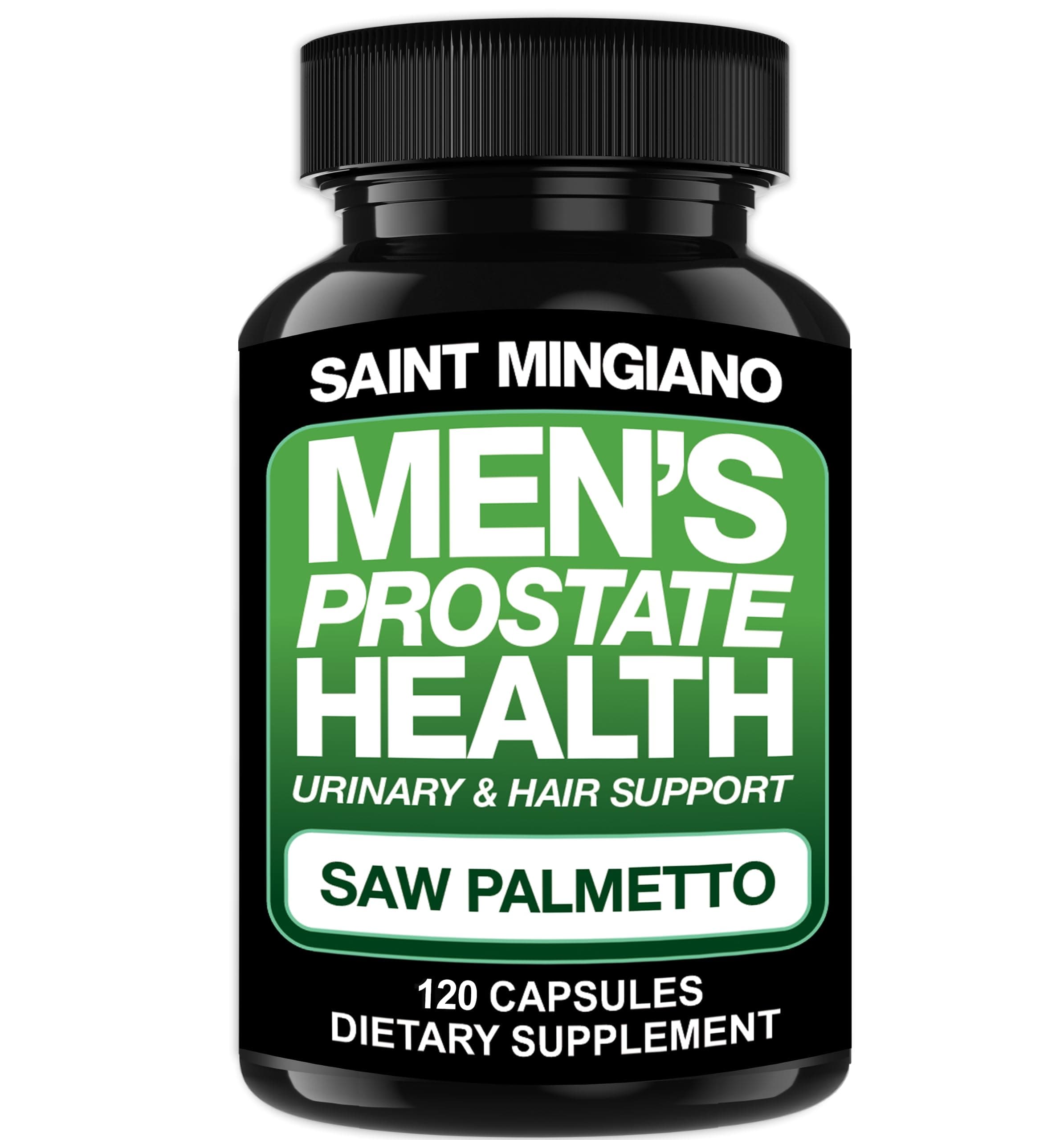 Men's Prostate Health - Urinary & Hair Support - Saw Palmetto - 120 Capsules/Pills