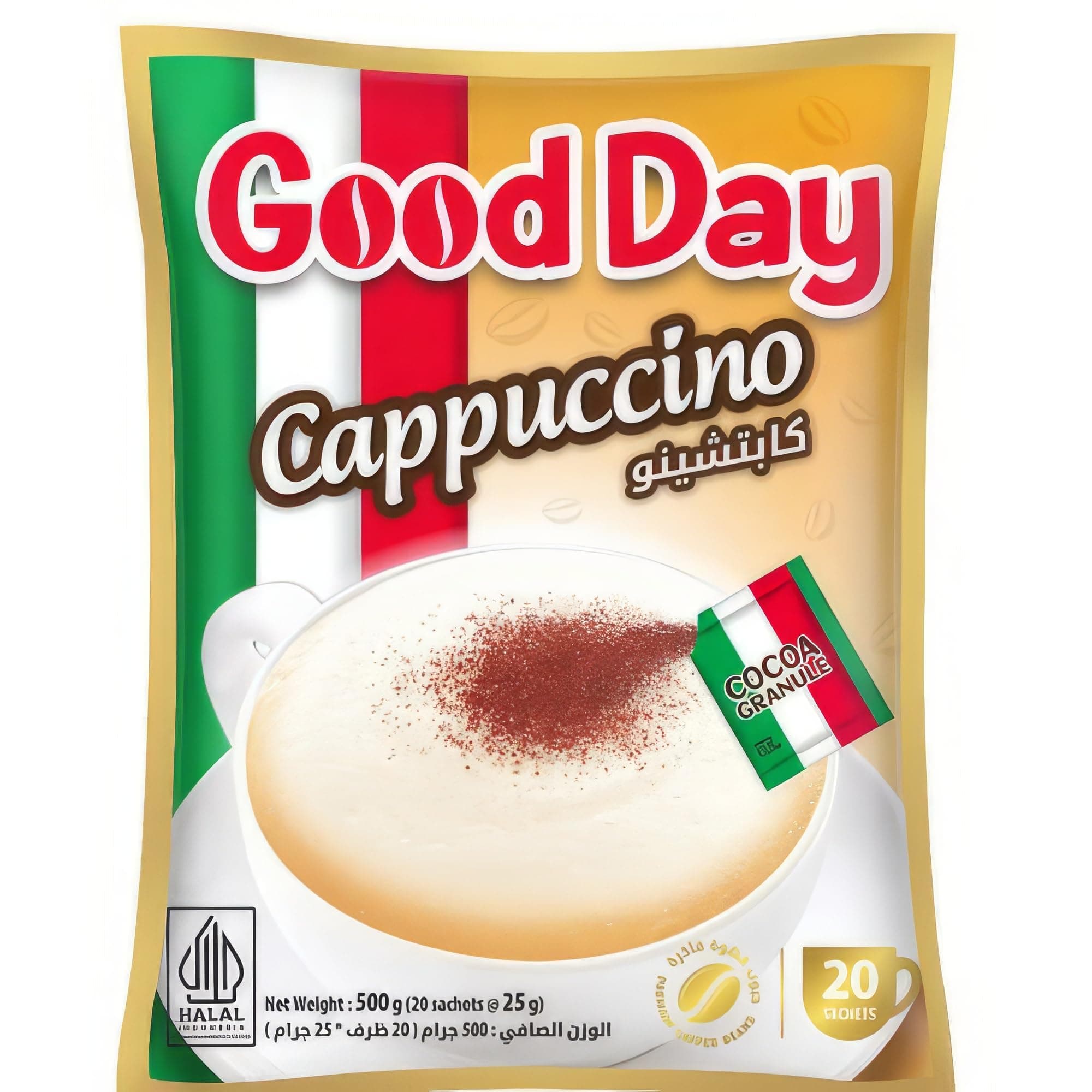 Good Day Cappuccino Coffee 20 Sachets x 25 gr