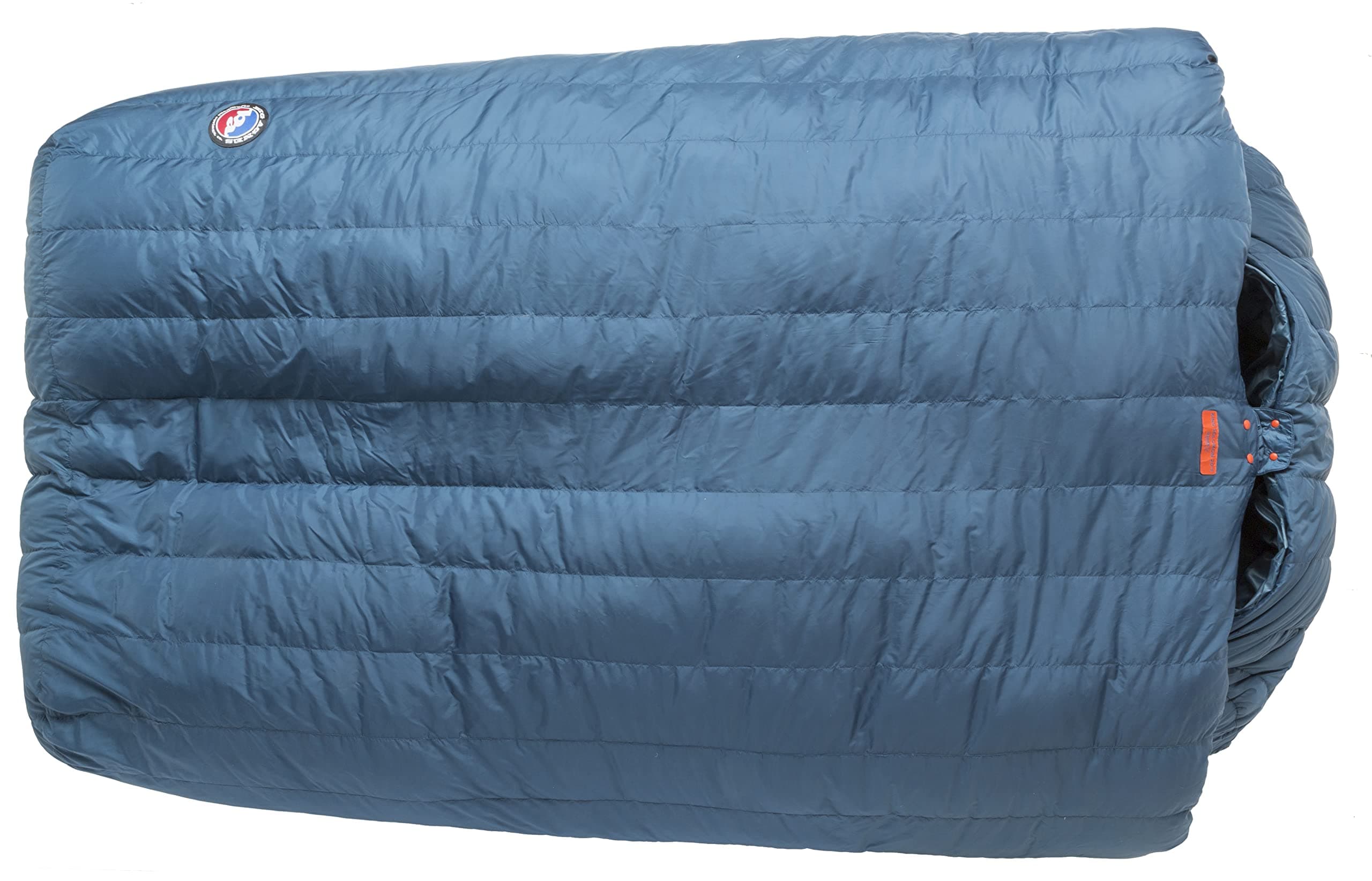Big Agnes King Solomon 20°F Doublewide Sleeping Bag, 2-Person Down Fill Sleeping Bag with Double Zipper Entry, Zip-Off Quilt, Pad Attachment System