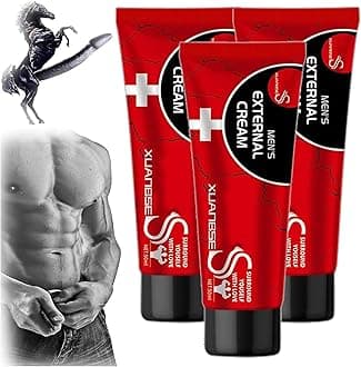 XBS Mens External Cream, Xbs Xuanbse Cream XXXL 50ML, Men's Energy Strength Massage Cream,JJLBRO Cream for Men,Long Lasting Man Tomarine Male Growth & Hardening Delay (3PC)