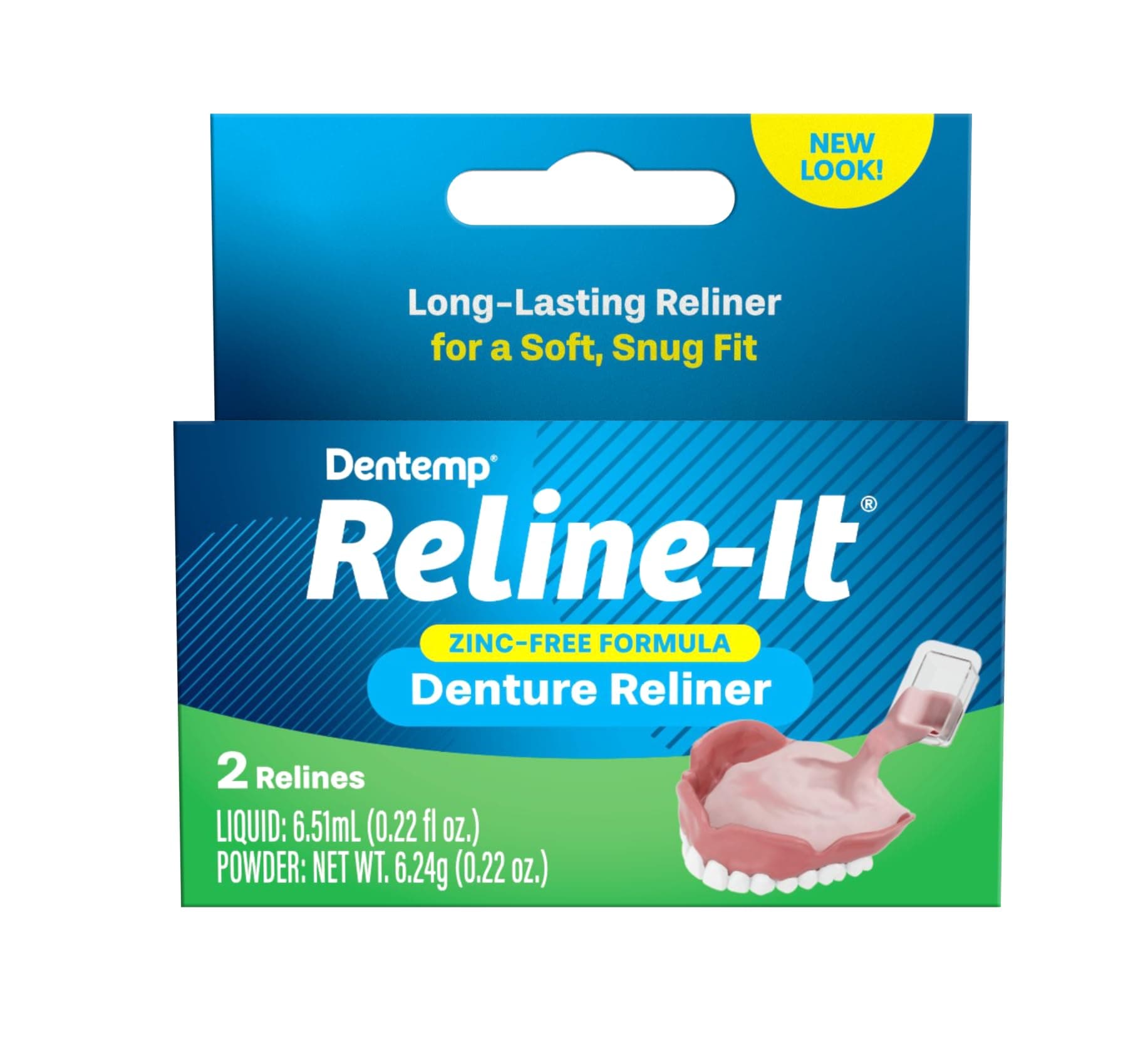 D.O.C. Reline-It Denture Reliners - 2 ct