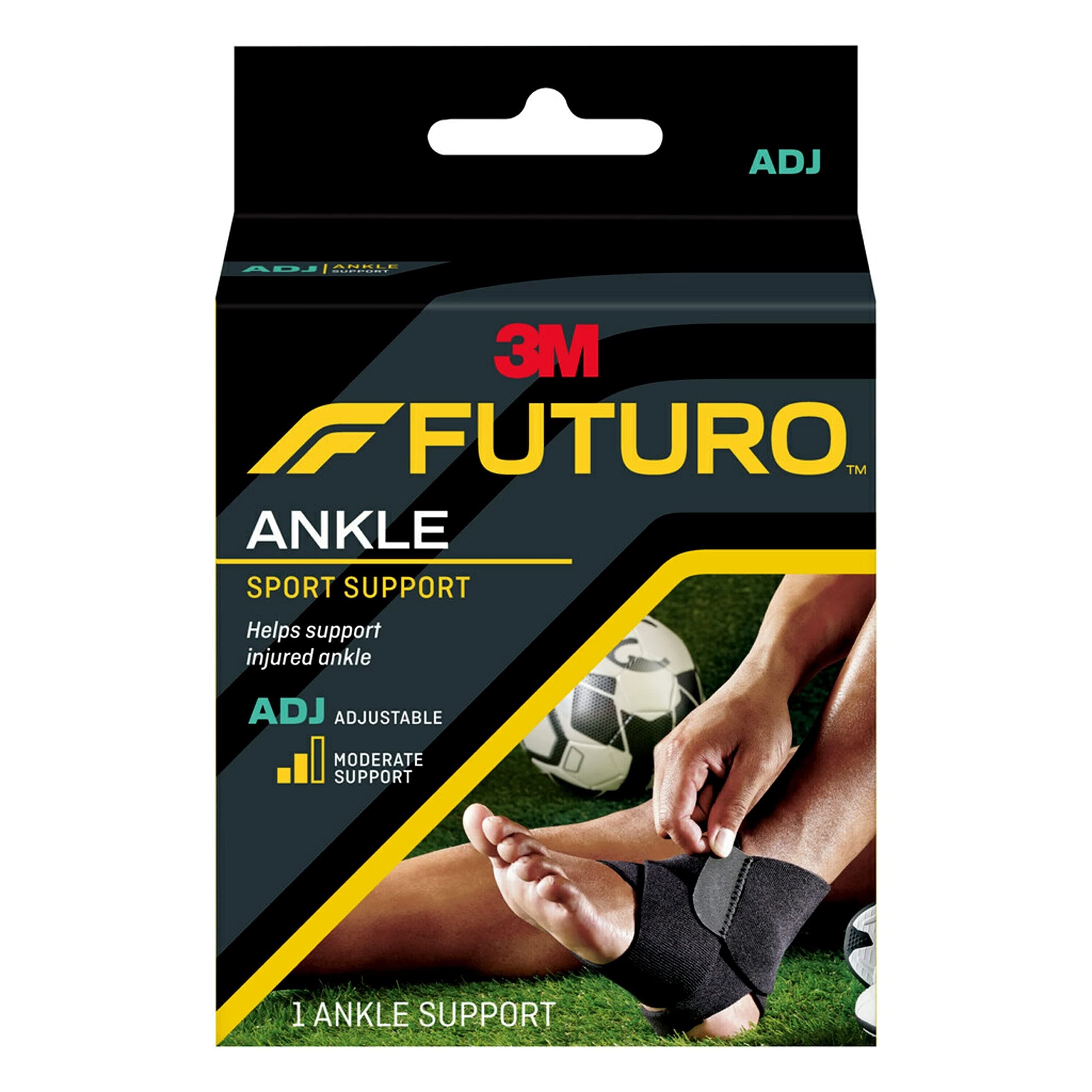 Performance Ankle Stabilizer Adjustable size, 1 unit/pack | Dark Grey color | 46645ENR | Helps stabilize and support weak| sore or injured ankle | Firm support | Ankle support