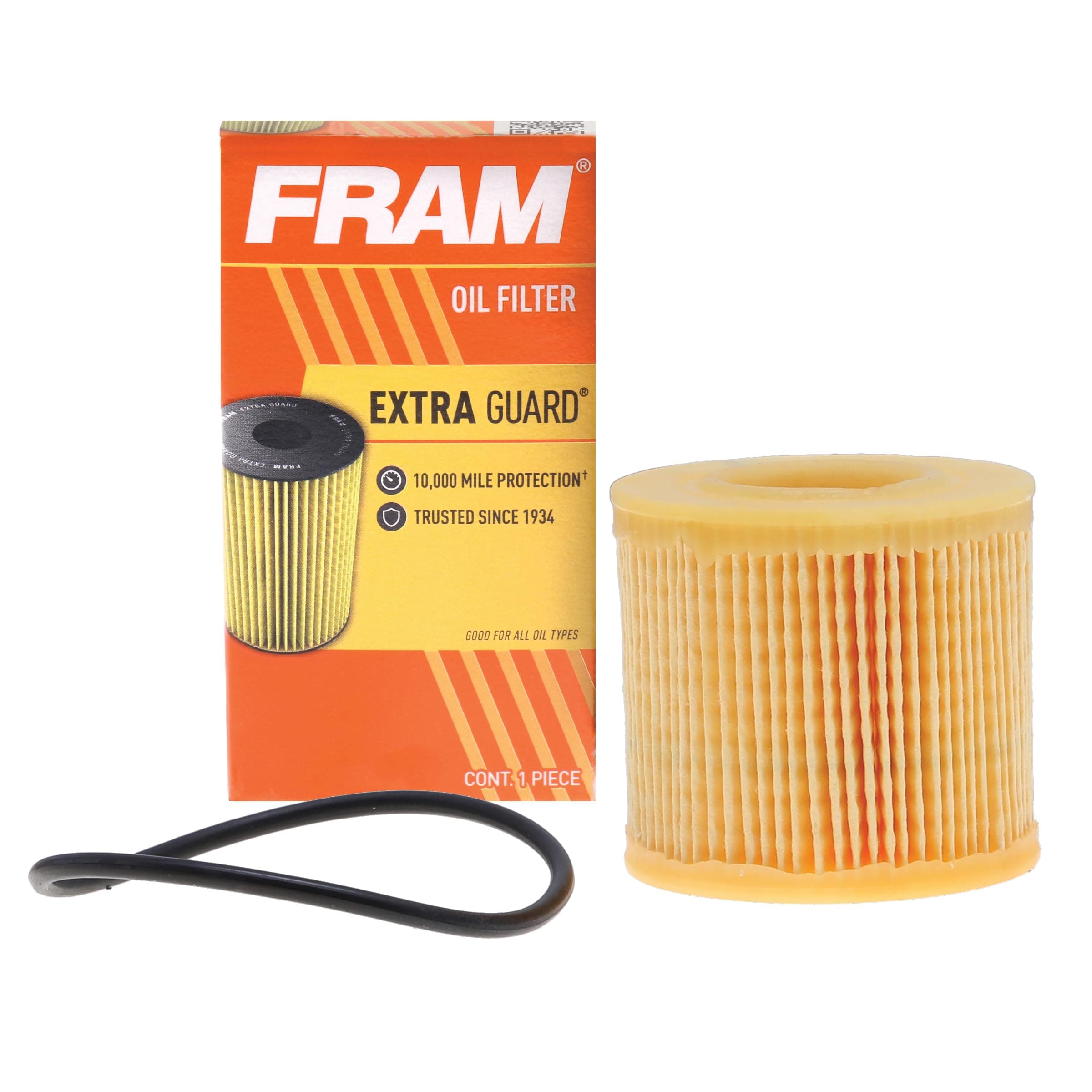 Extra Guard CH10358 10K Mile Change Automotive Replacement Interval Spin-On Engine Oil Filter for Select Model Years, Vehicle Engine Protection Oil Filter for Everyday Drivers