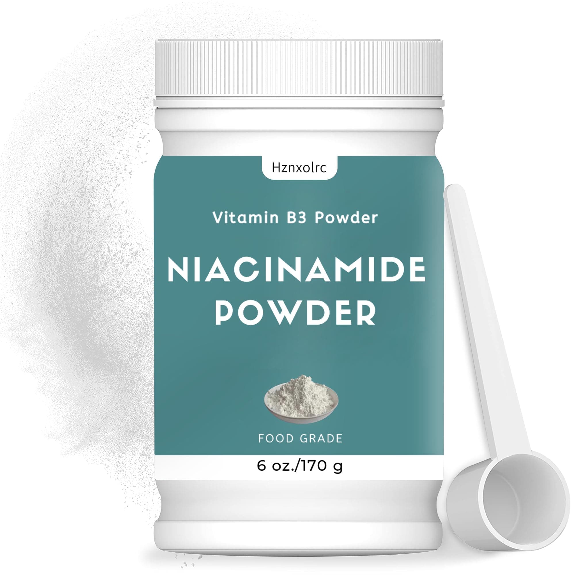 6 oz Niacinamide Powder, 100% Pure Niacin Powder, Add to Shakes, Juices and Smoothies for Optimal Health
