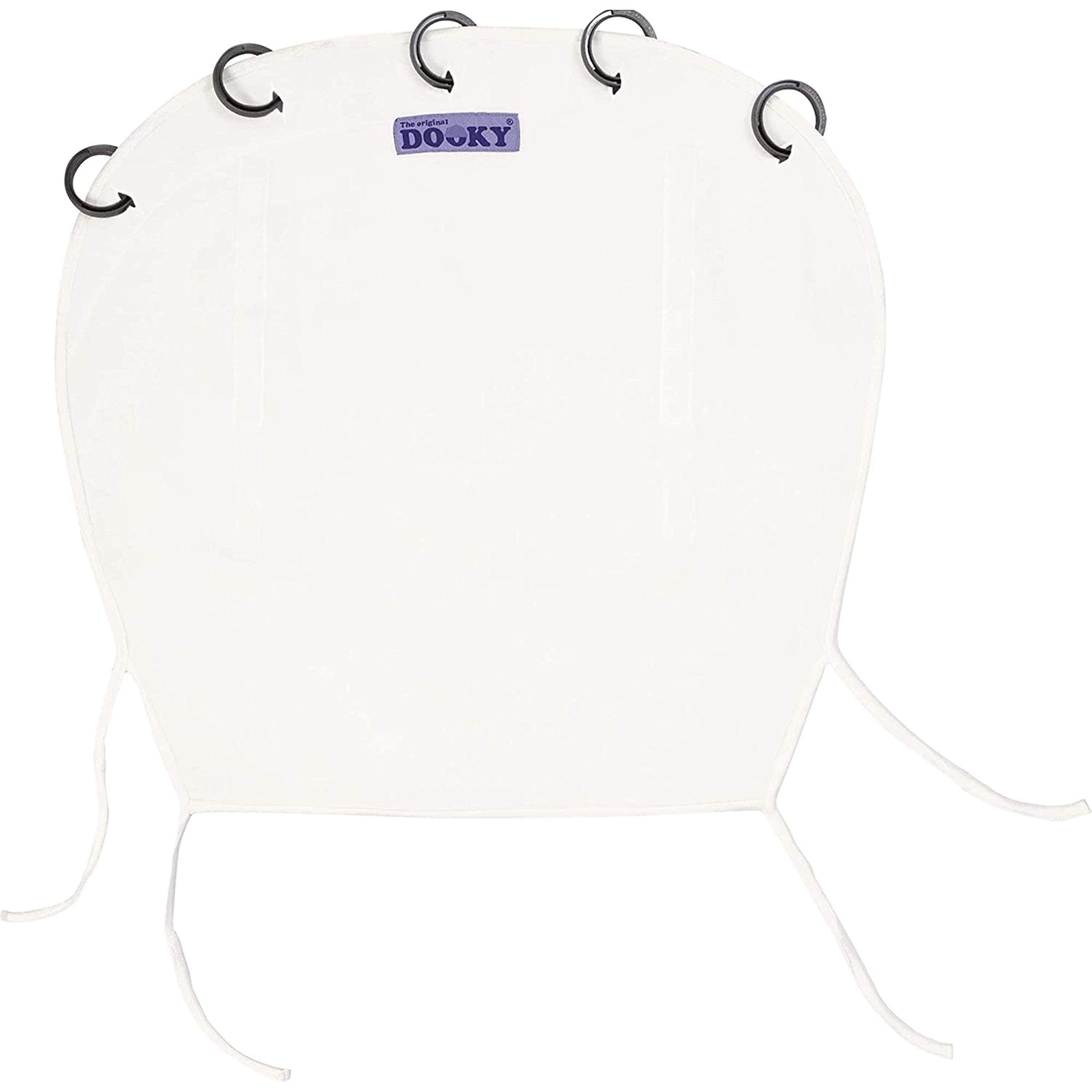 DookySunshade for Baby Car Seat/Pram/Stroller/Pushchair, Universal Fit, Protects from Sun, Wind and Light Rain, UPF 50+ UV Protection, Easy to Install and Wash, Cream