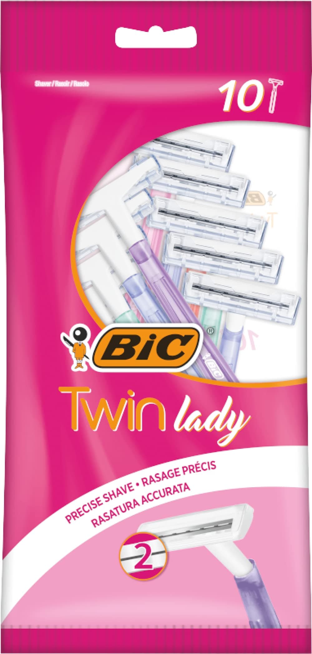 Twin Lady Sensitive Razor - Pack of 10