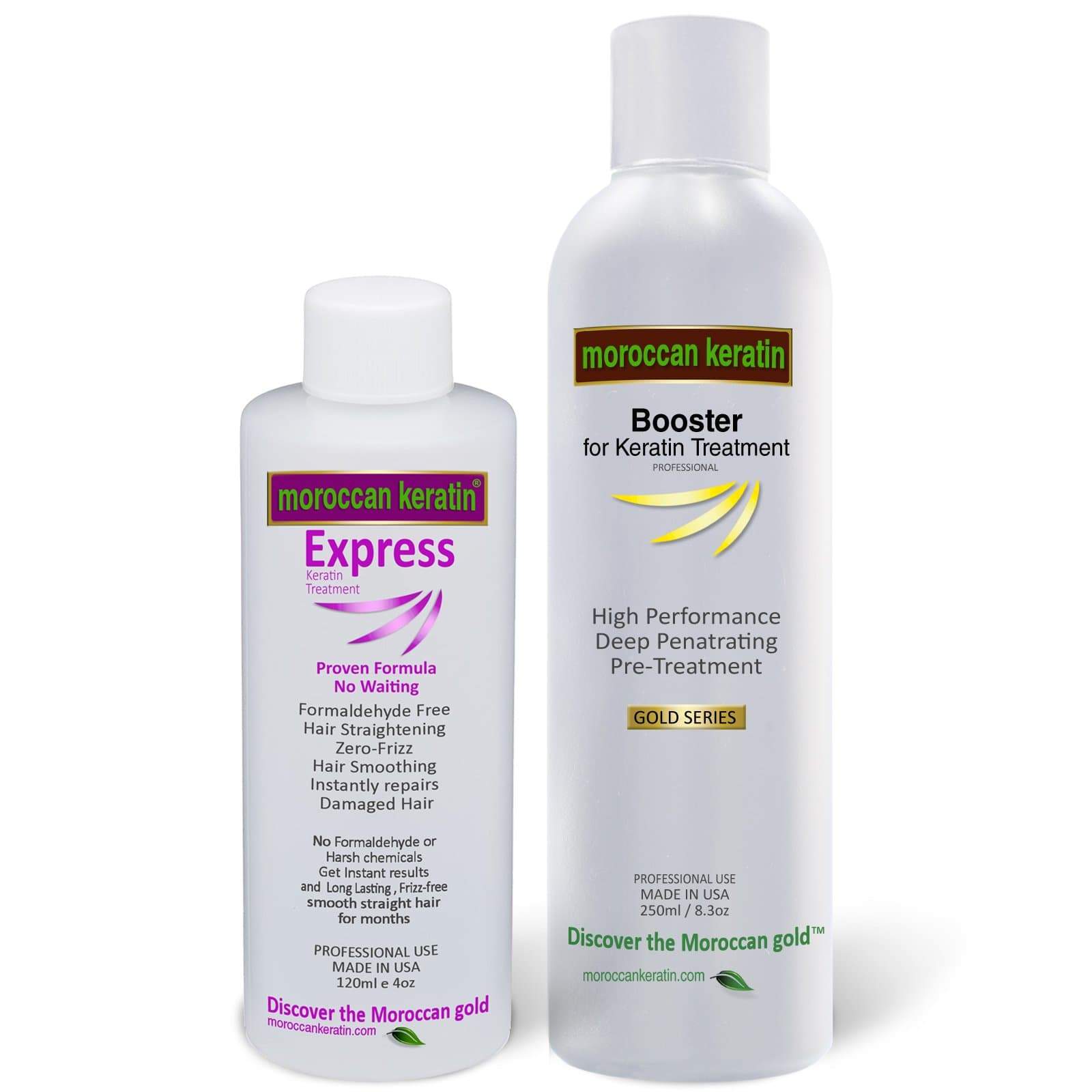 Express Smoothing Blowout Hair Treatment Formaldehyde-Free No-Wait Formula Instant Results 120ml Treatment and 250ml Booster
