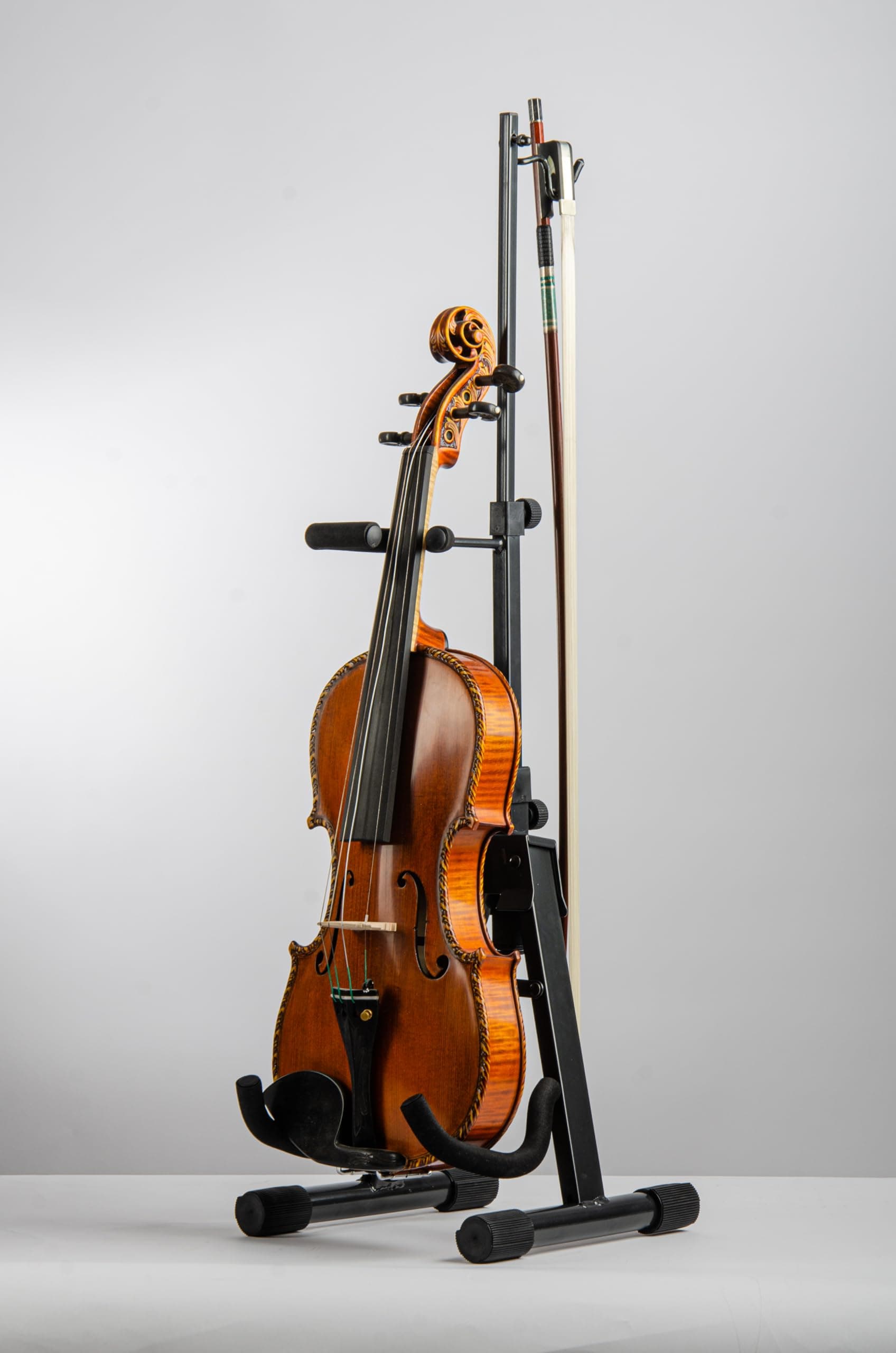 Christina Violin Cello Stabilized StandPortable, easy to carryAdjustable bow height adjustable (Violin Stands)
