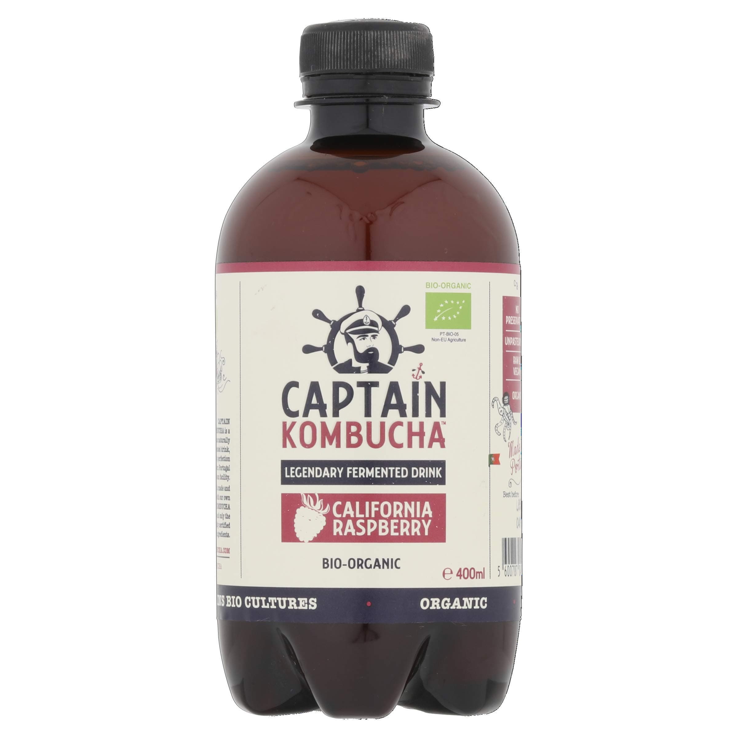 Captain Kombucha Captain Kombucha - California Raspberry 400ml