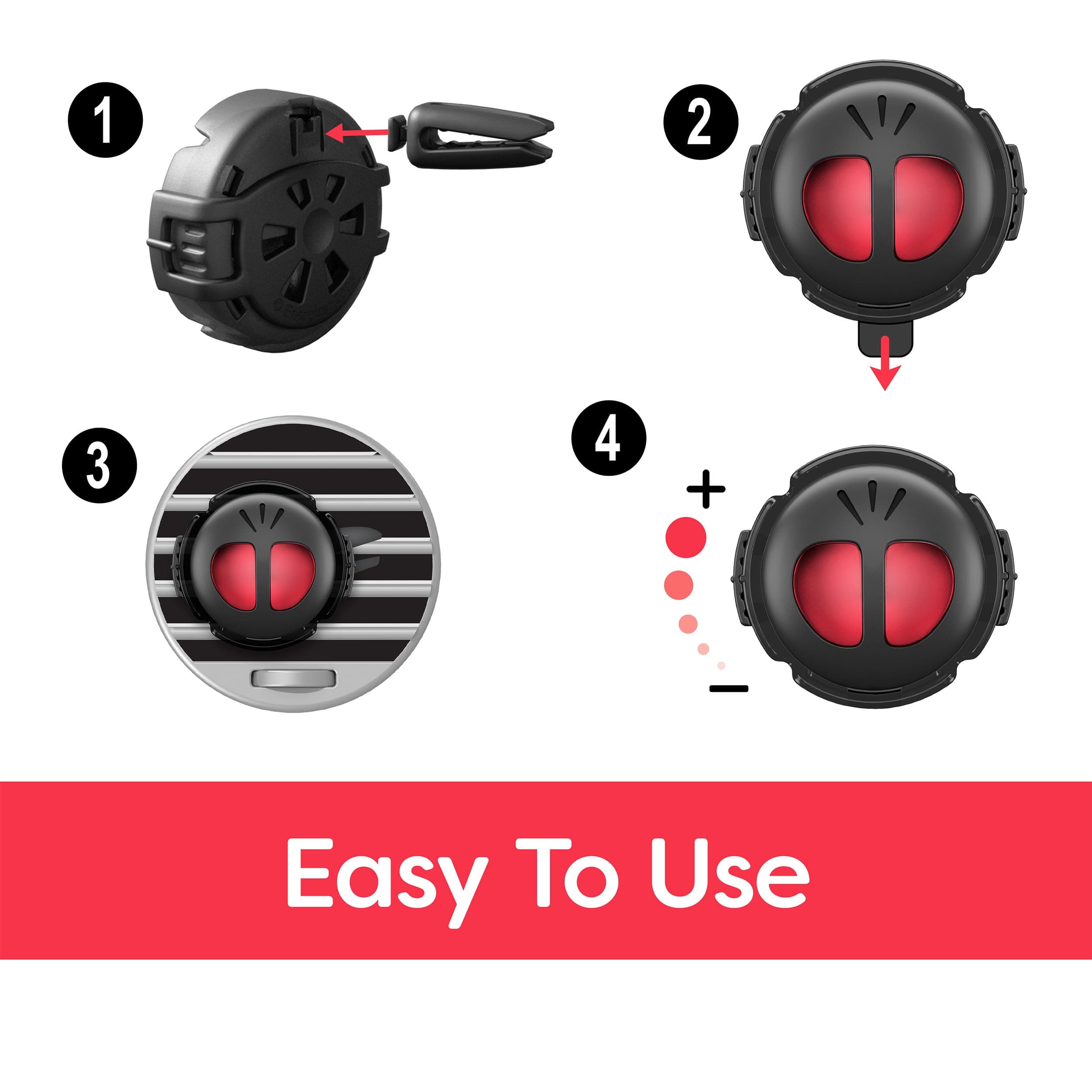 Refresh Your Car Air Freshener, Odor Eliminator, Set of 2 Mini Oil Diffusers, Hawaiin Sunrise Scent,