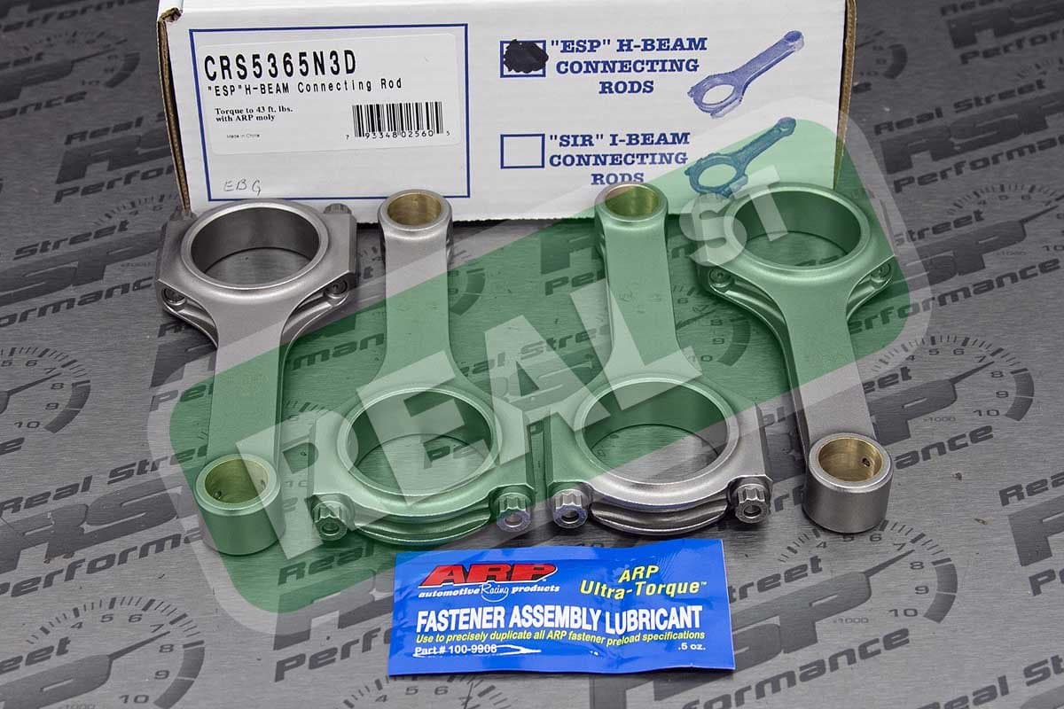 Eagle Specialty Products CRS5365N3D 5.365" 4340 Forged H-Beam Connecting Rod Set for Nissan