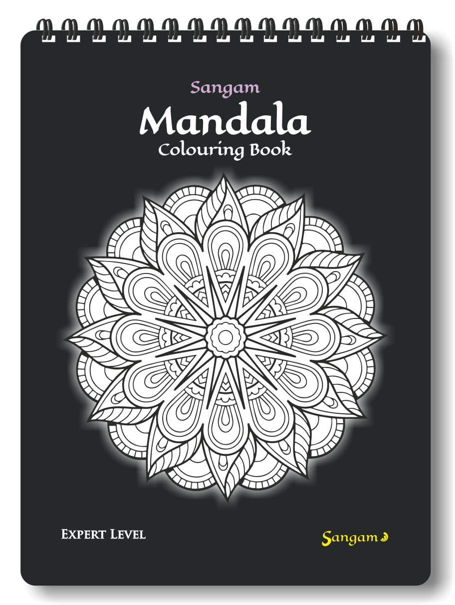 Zen Sangam - Mandala Colouring Book - Young Adults - Experts (Level 5)