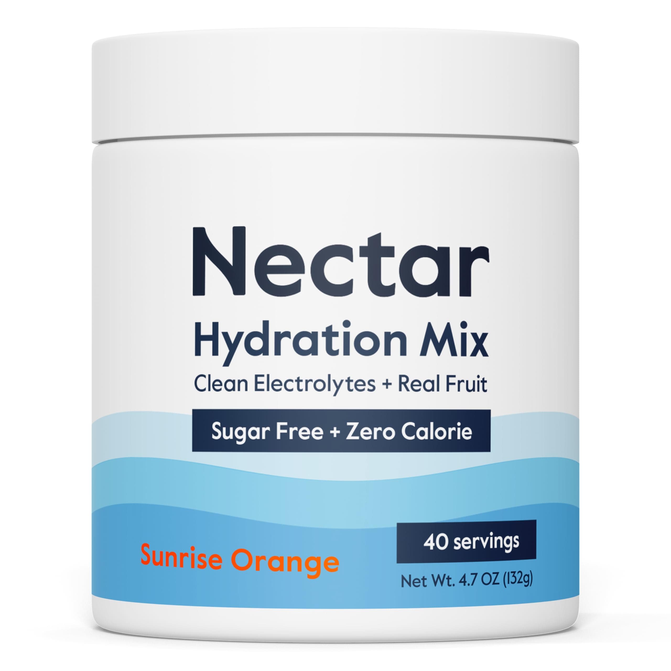 Sugar Free Electrolytes Powder - Organic Fruit No Sugar or Calories - Hydration Powder for Dehydration Relief and Rapid Rehydration - Keto and Paleo (Orange 40 Serving Tub)