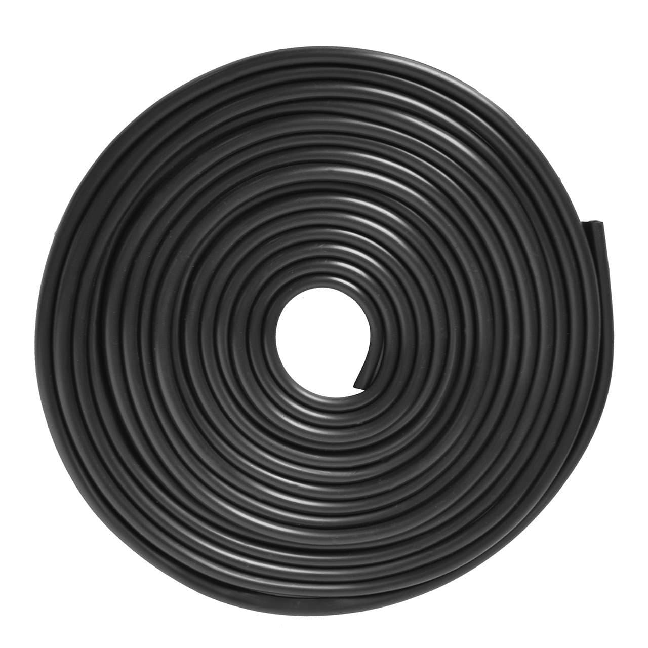 Seamong Car Door Edge Seal U shape with Adhesive Trim Molding for Most Cars Trucks 5m 16ft Black