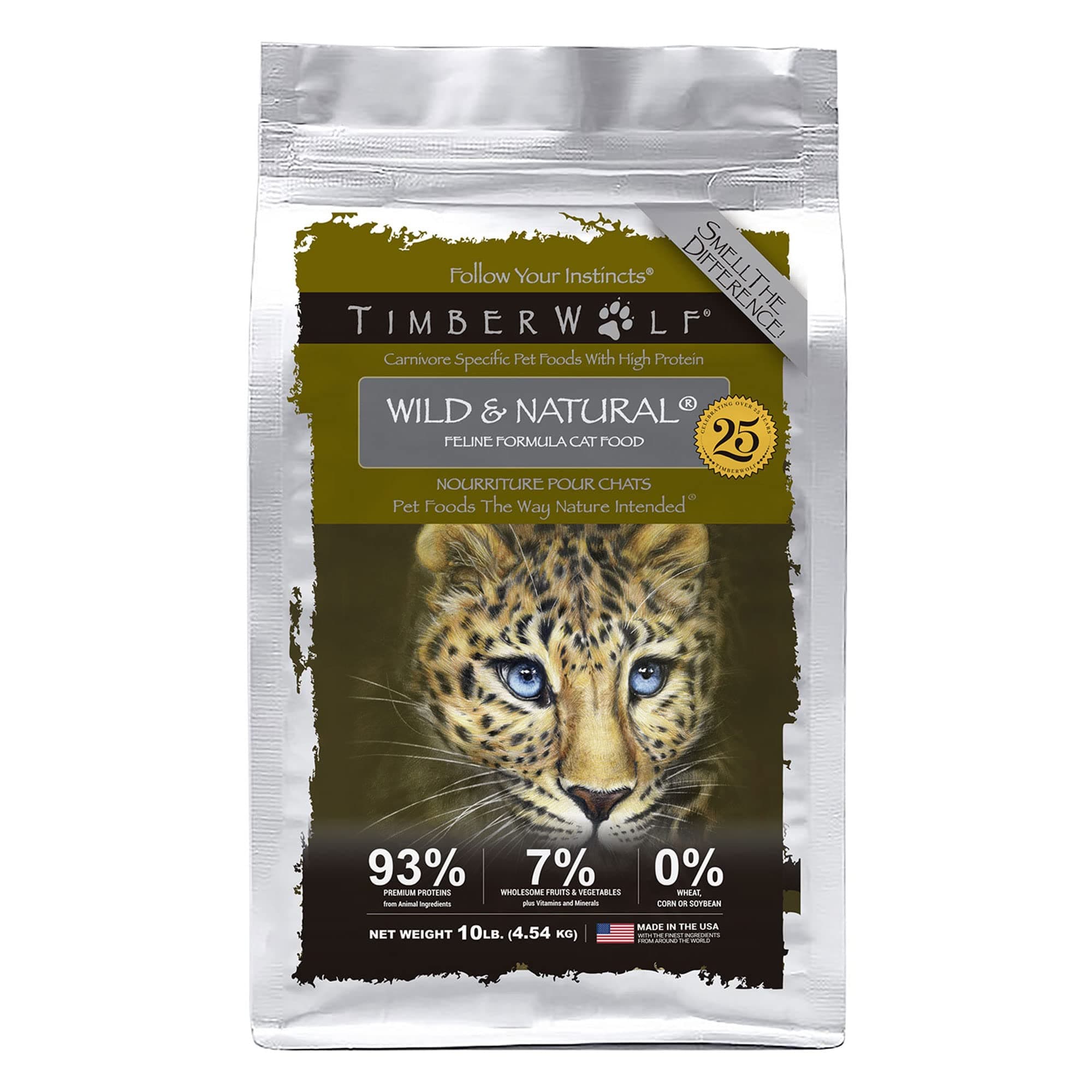 - Wild & Natural Chicken Recipe with High Protein Dry Cat Food 10lb
