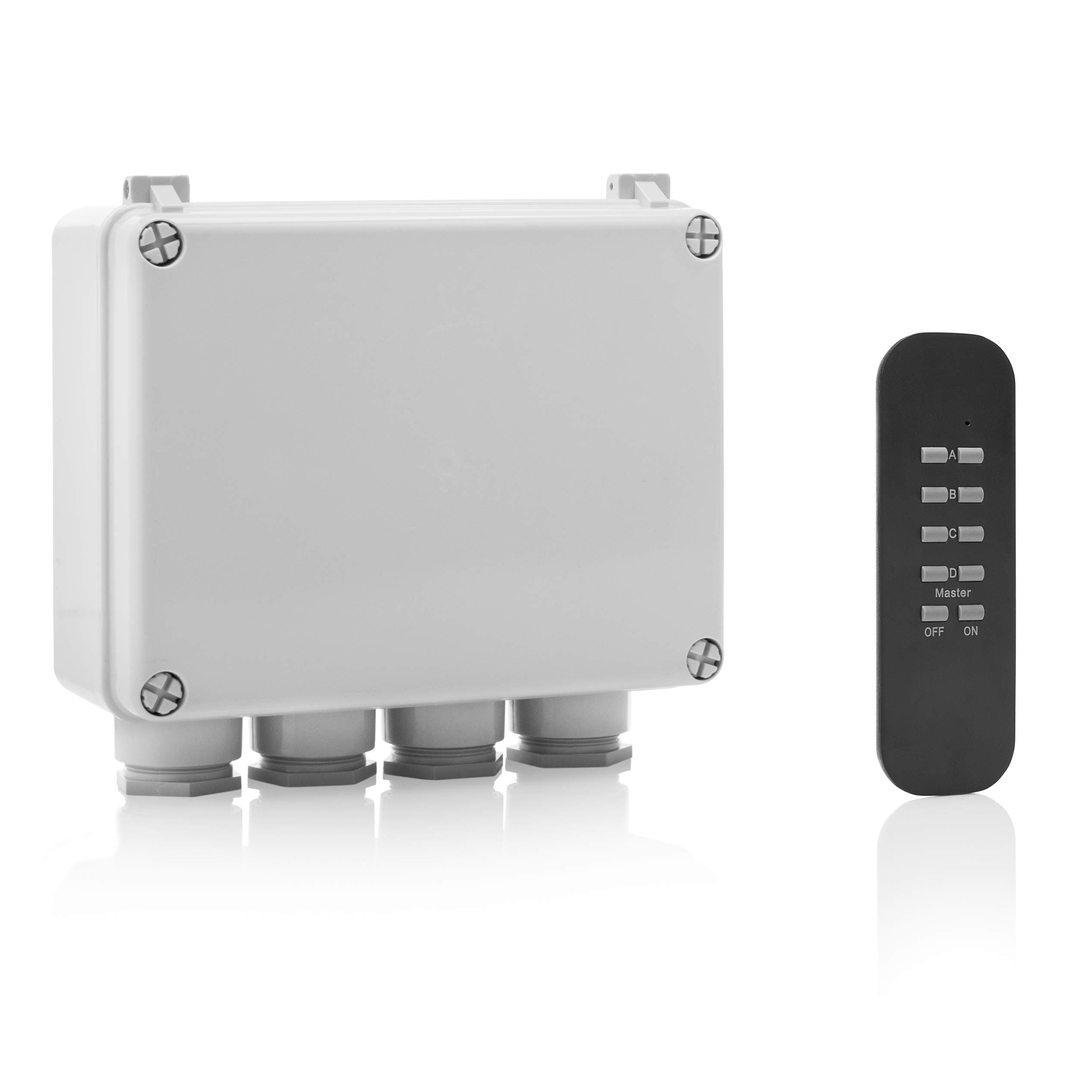 Smartwares SH5-SET-OB Smarthome Outdoor 3 Channel Switch Set and Remote Control, White