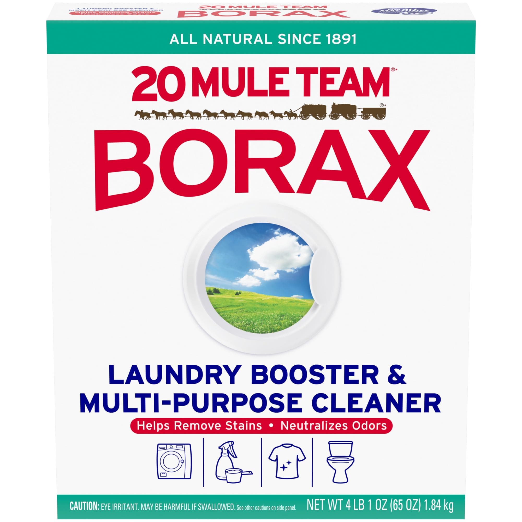 20 Mule Team Detergent Booster, 65 Oz