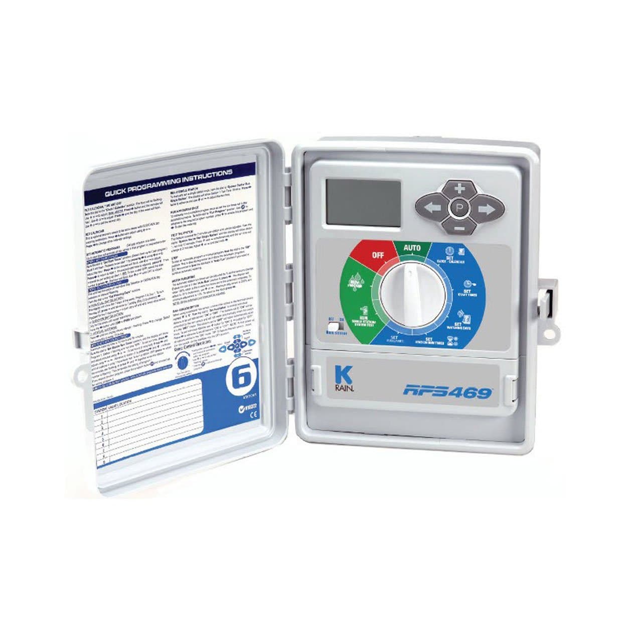 K-Rain RPS 469 4-Station 60 Hz Outdoor Controller, 110-volt