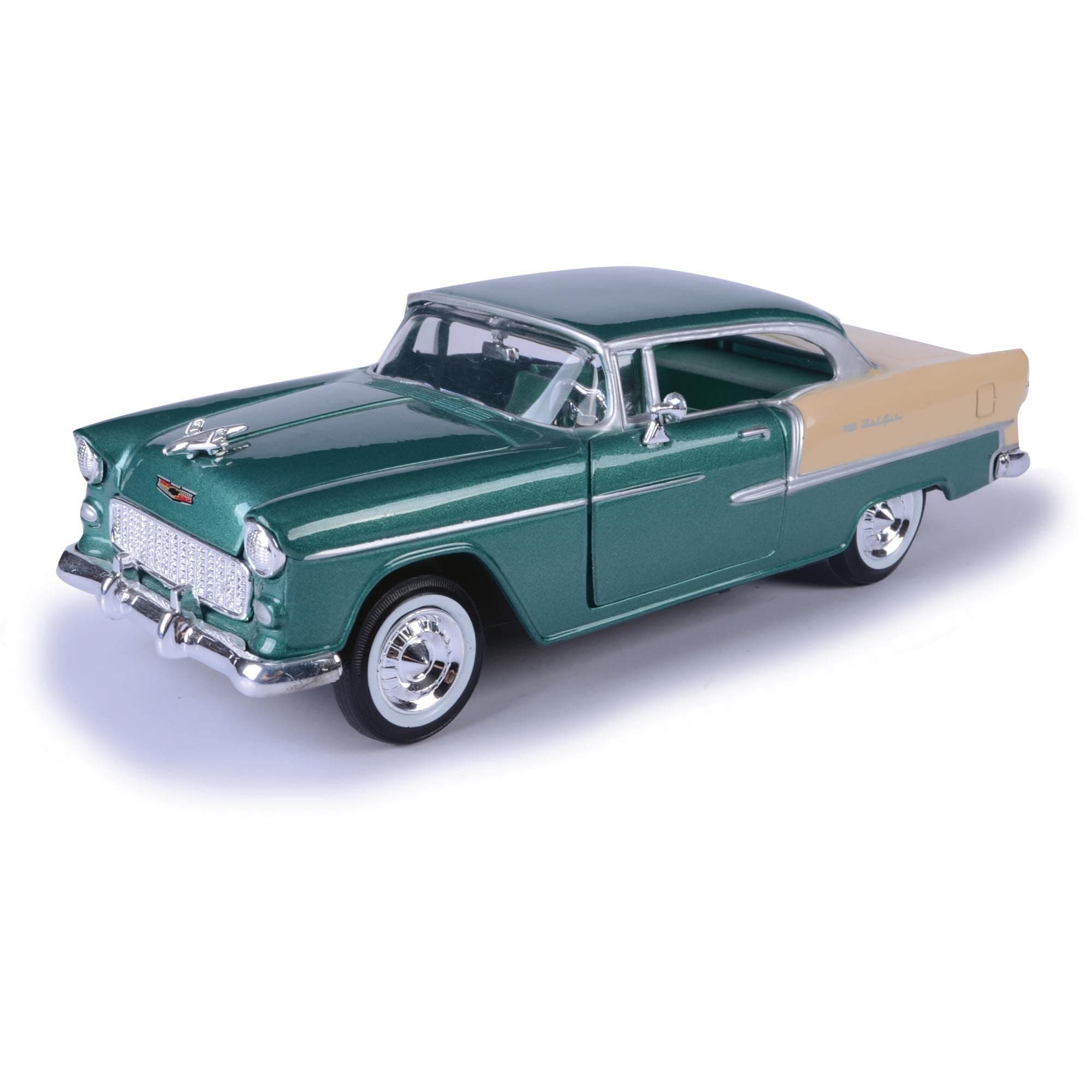 Motor Max 1955 Chevrolet Bel Air Green 1/24 Diecast Model Car by