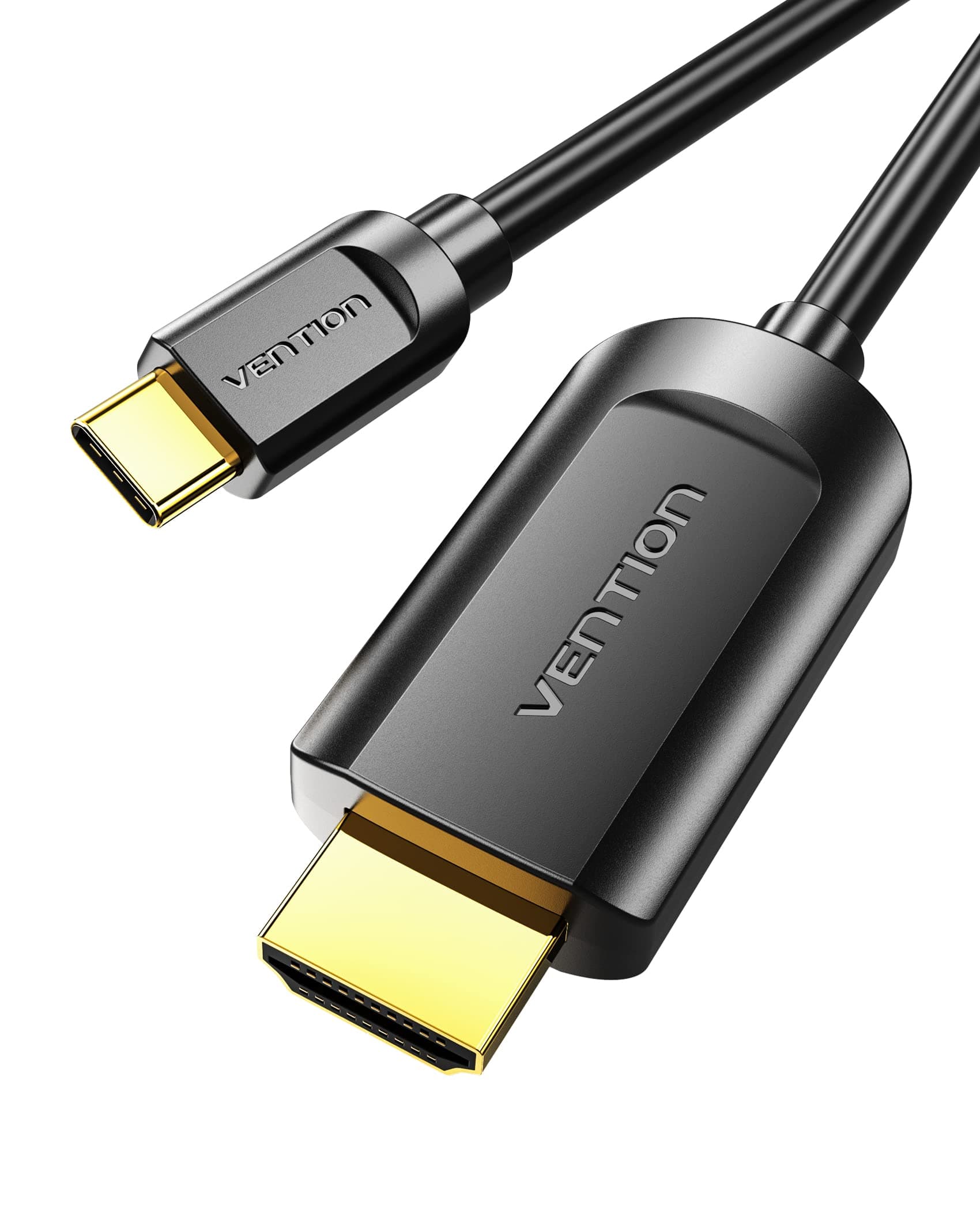 VENTION USB C to HDMI Cable 1.5M 4K@30Hz Thunderbolt/Type C to HDMI Cable [Thunderbolt 3 Compatible] for iPad, MacBook, Galaxy S25/S24/S23/S22/S21/S20, Surface, etc