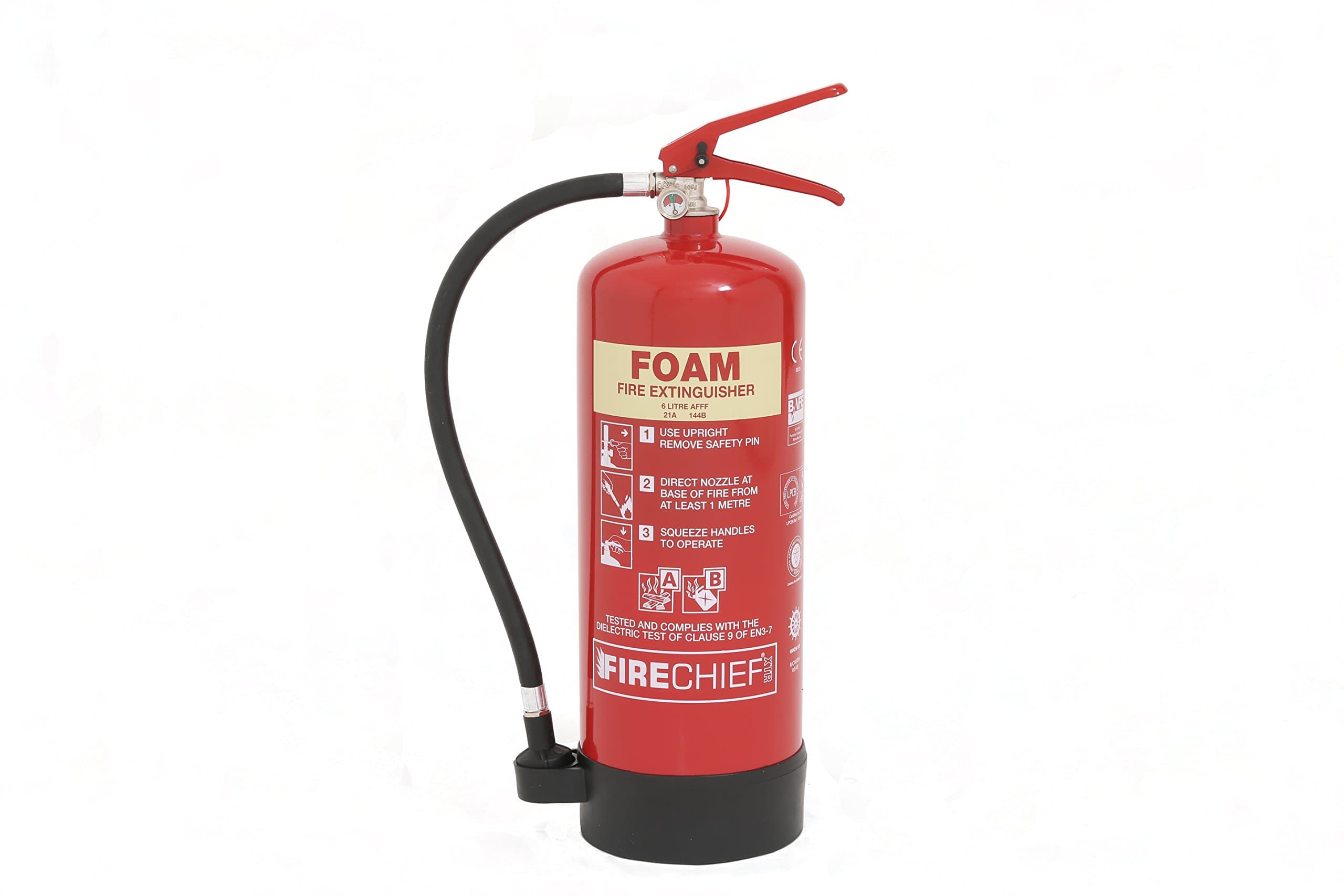 Firechief FXF6 Foam Extinguisher, XTR, 6 L, Red